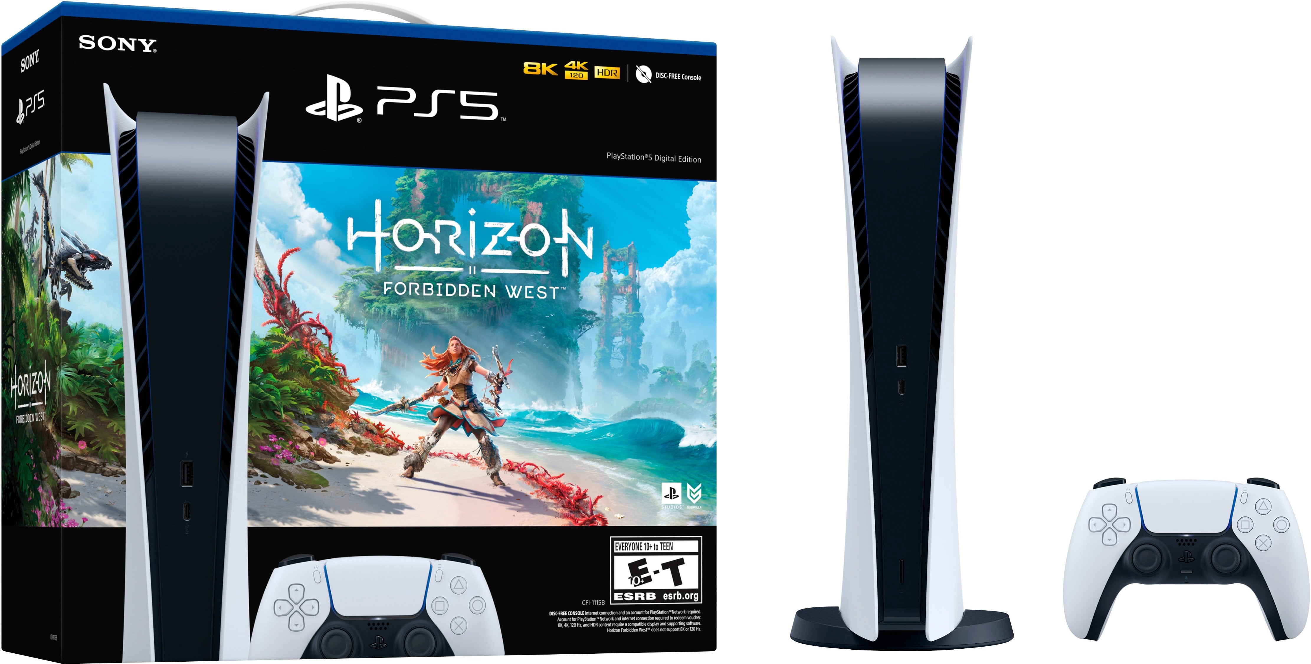 SONY PlayStation 5 Digital Edition Console (Horizon Bundle) (Model  CFI-1215B) - (PS5) PlayStation 5