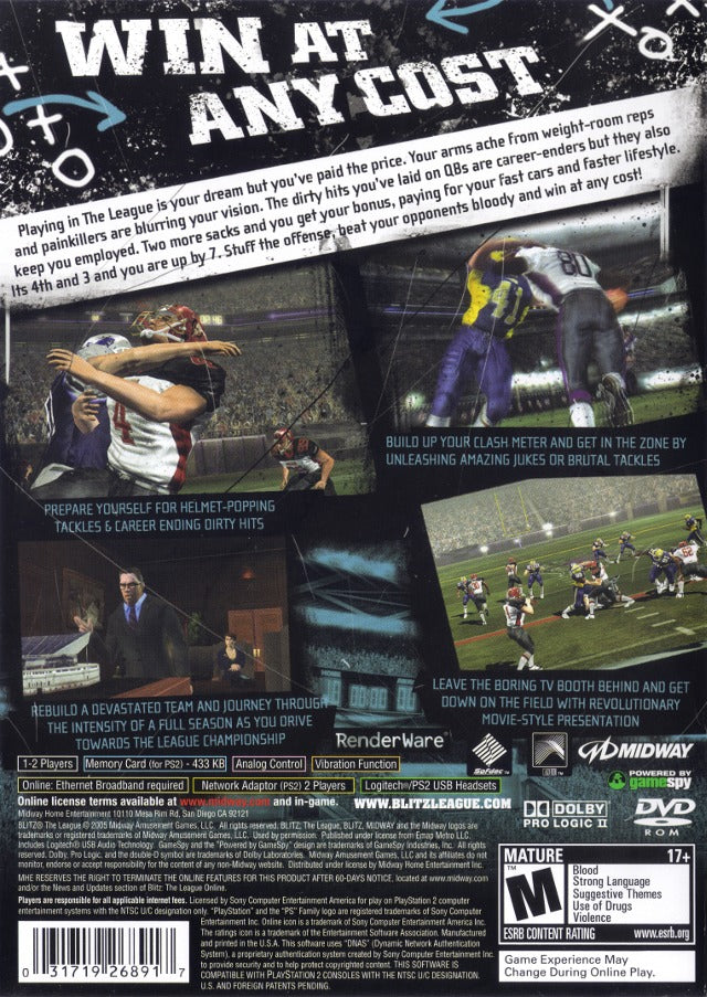 Blitz the league 2 hot sale ps2