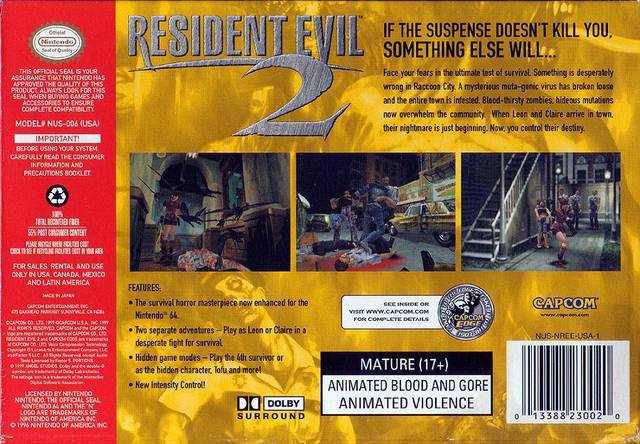 Re2 nintendo online 64