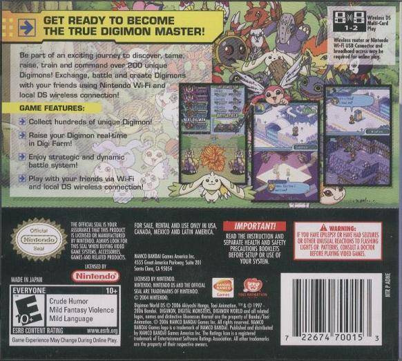 Digimon World buy DS for Nintendo DS