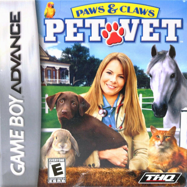 Paws & Claws Pet Vet - (GBA) Game Boy Advance [Pre-Owned] Video Games THQ   