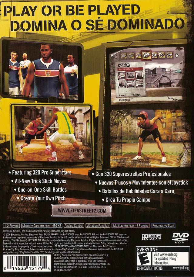 FIFA Street 2 - (PS2) PlayStation 2 [Pre-Owned]