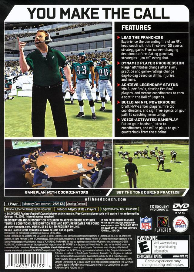 NFL Head Coach PS2: The Ultimate Guide to Coaching in the NFL on PlayStation 2