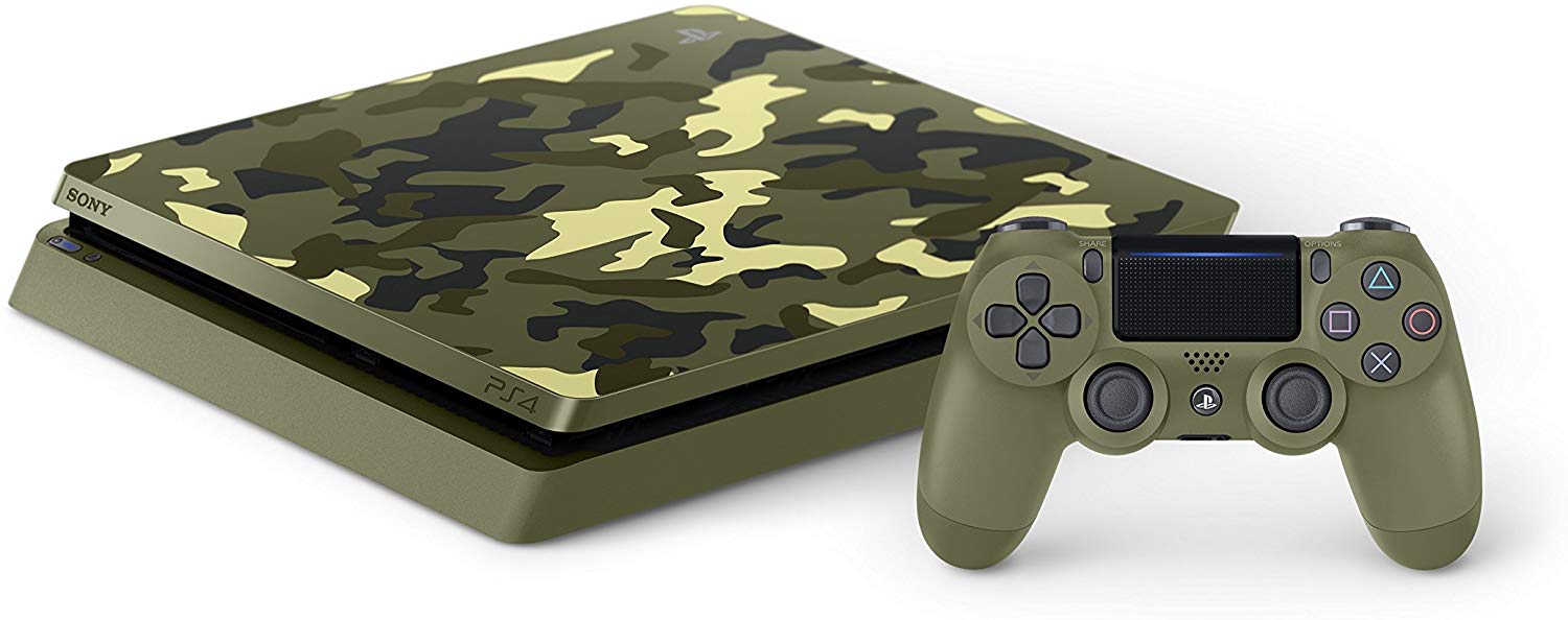 Sony PlayStation 4 Slim Console in Green Camouflage on sale 1 TB