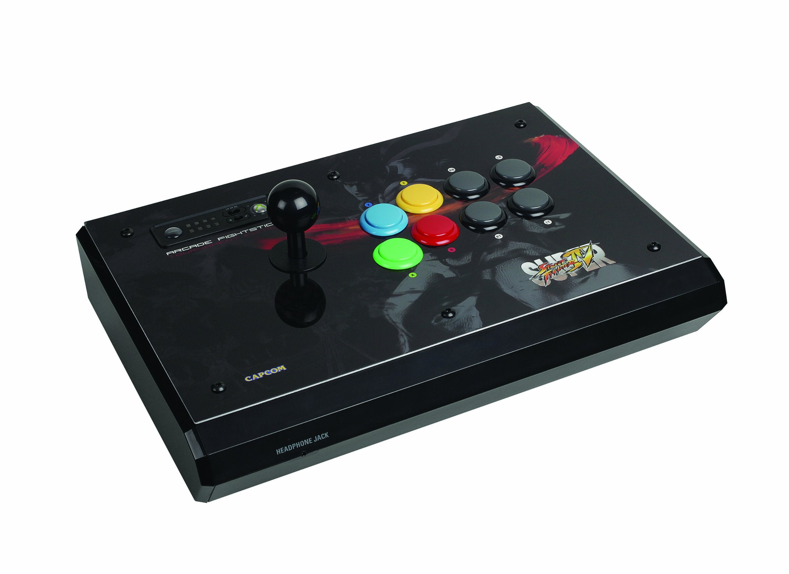 Mad Catz Super Street Fighter IV Arcade FightStick Tournament Edition S  (Black) - Xbox 360
