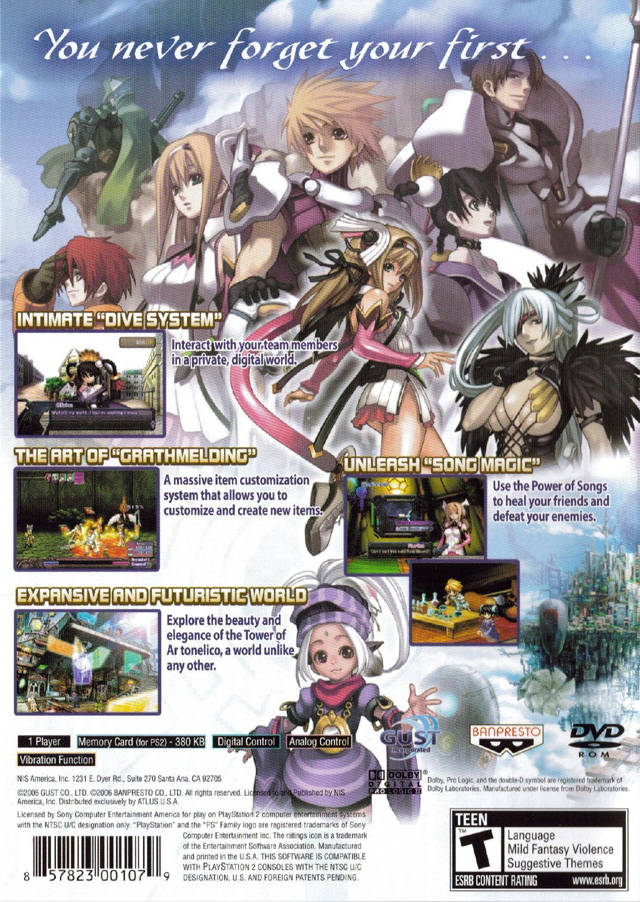 Ar tonelico: Melody of Elemia - (PS2) PlayStation 2 [Pre-Owned]