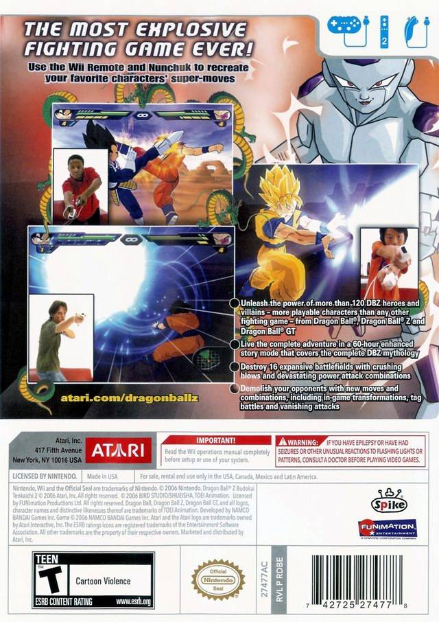 Dragon Ball Z: Budokai Tenkaichi cheapest 2 & 3 for Nintendo Wii