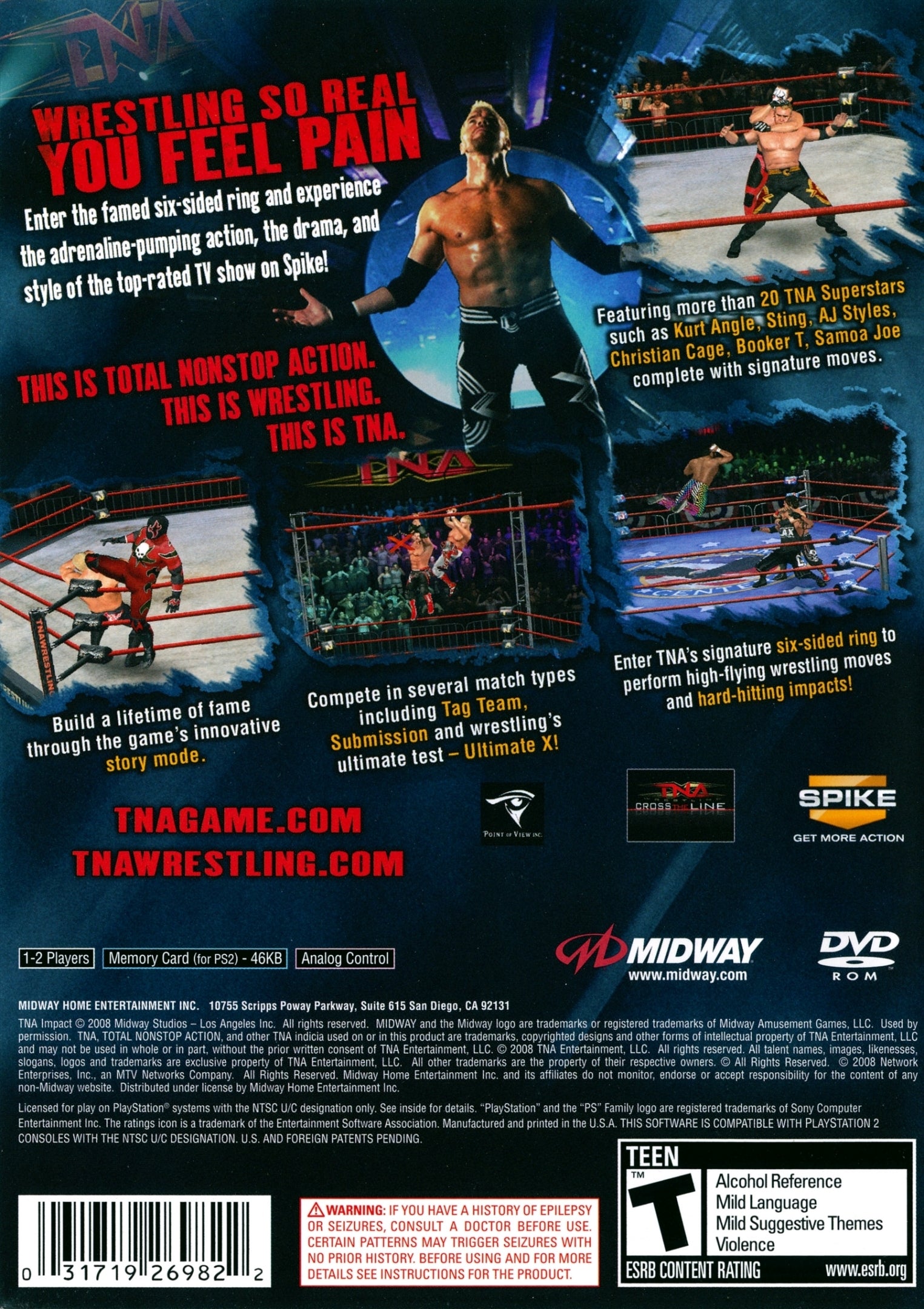 Tna impact best sale playstation 2