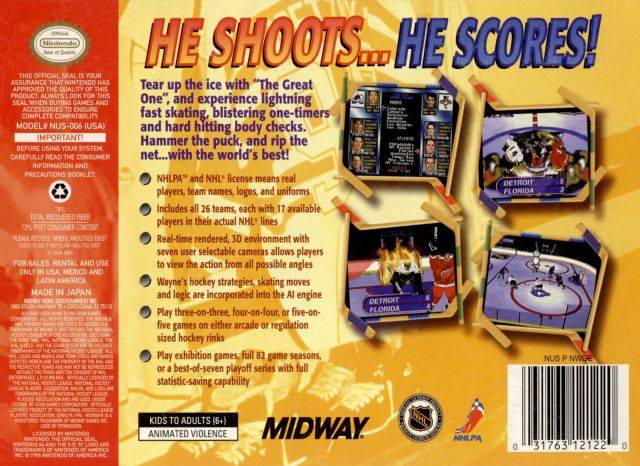 Wayne gretzky deals nintendo 64