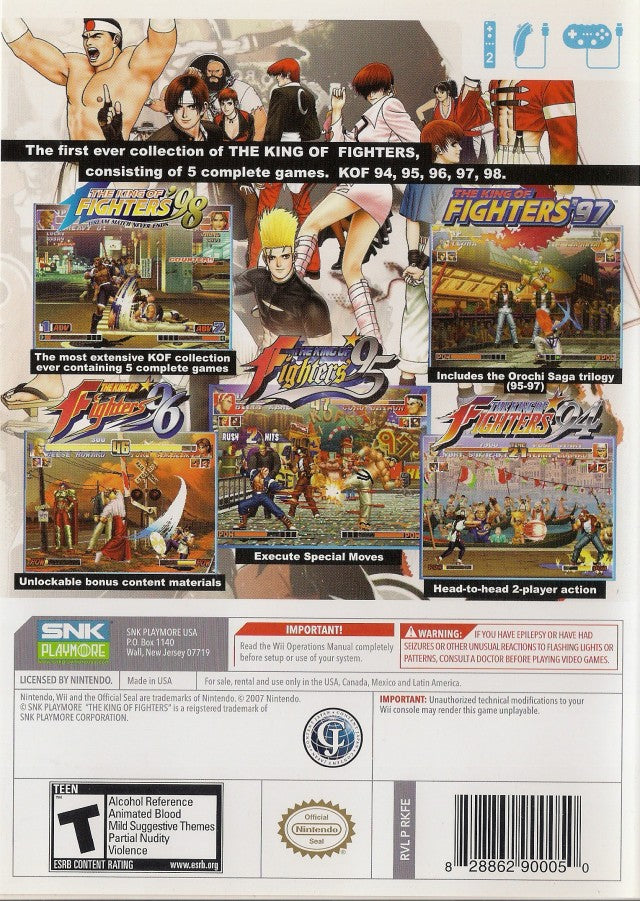 The King of Fighters Collection: The Orochi Saga - Nintendo Wii – J&L ...