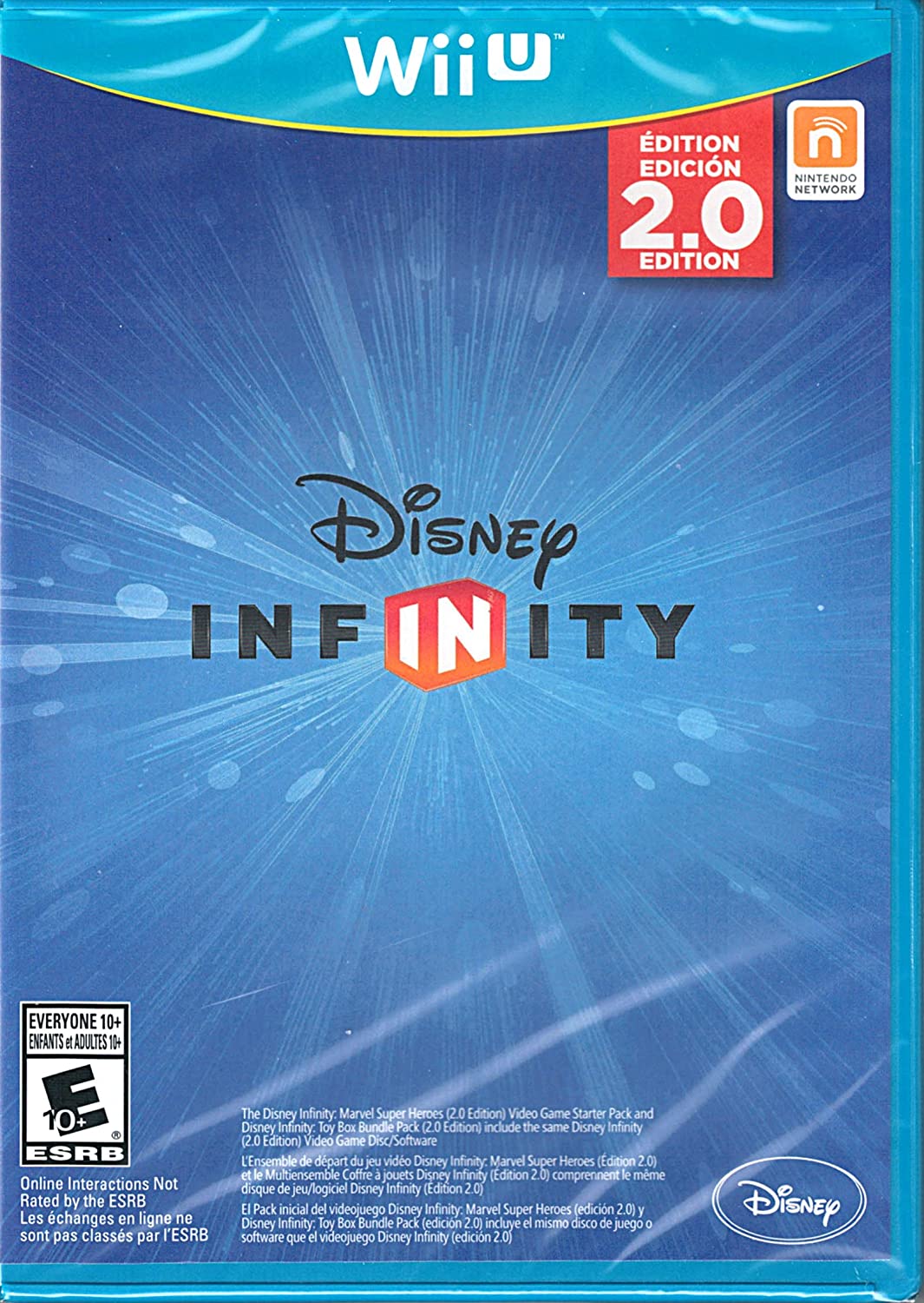 Disney hot Infinity 2.0 Edition Game Only for Nintendo Wii U, SUPER FUN BUNDLE