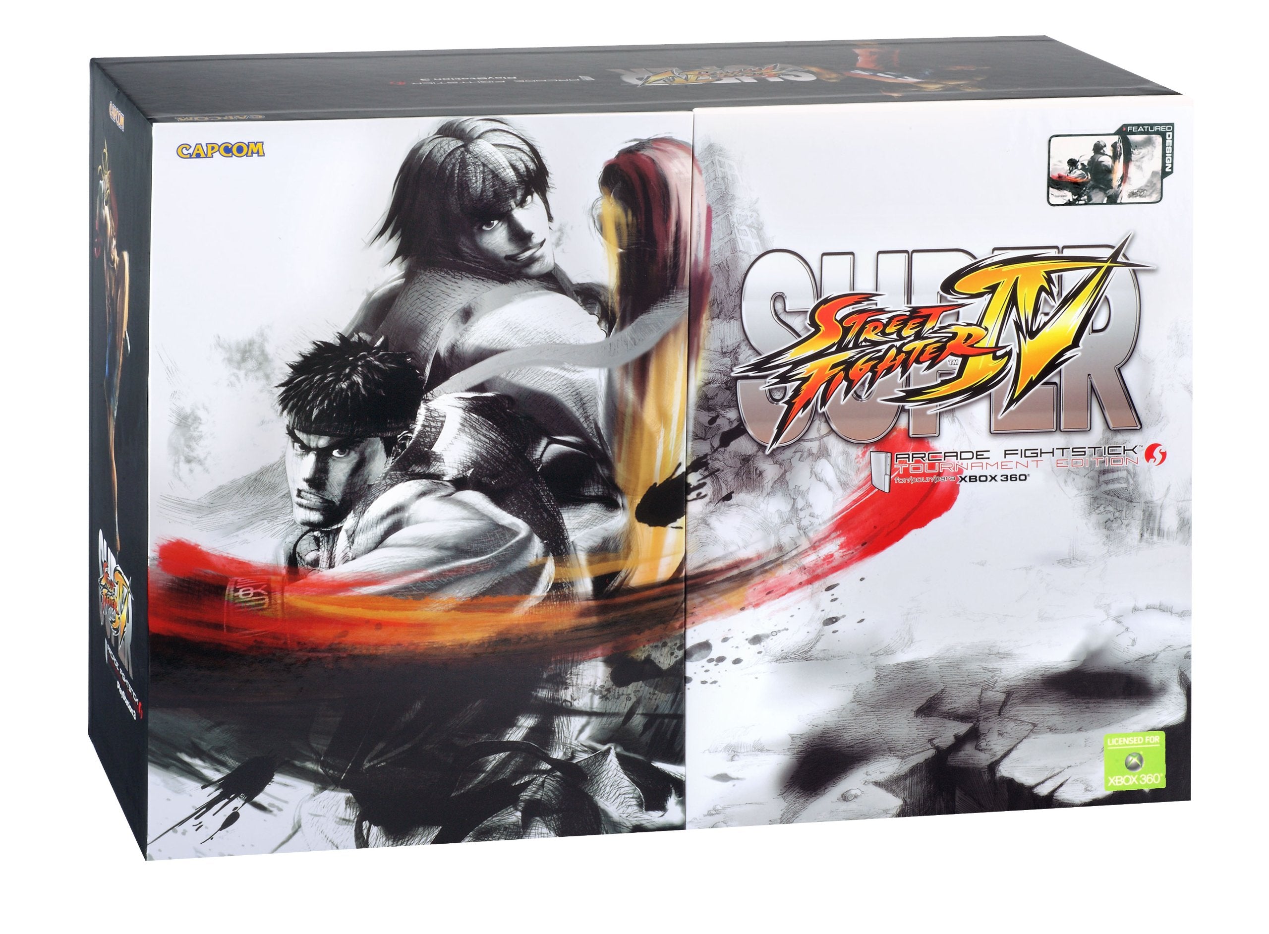 Mad Catz Super Street Fighter IV Arcade FightStick Tournament Edition S (White) - Xbox 360 Accessories Mad Catz   