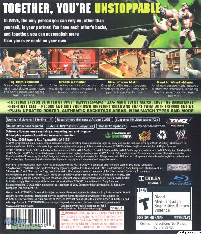 PS3 WWE top games