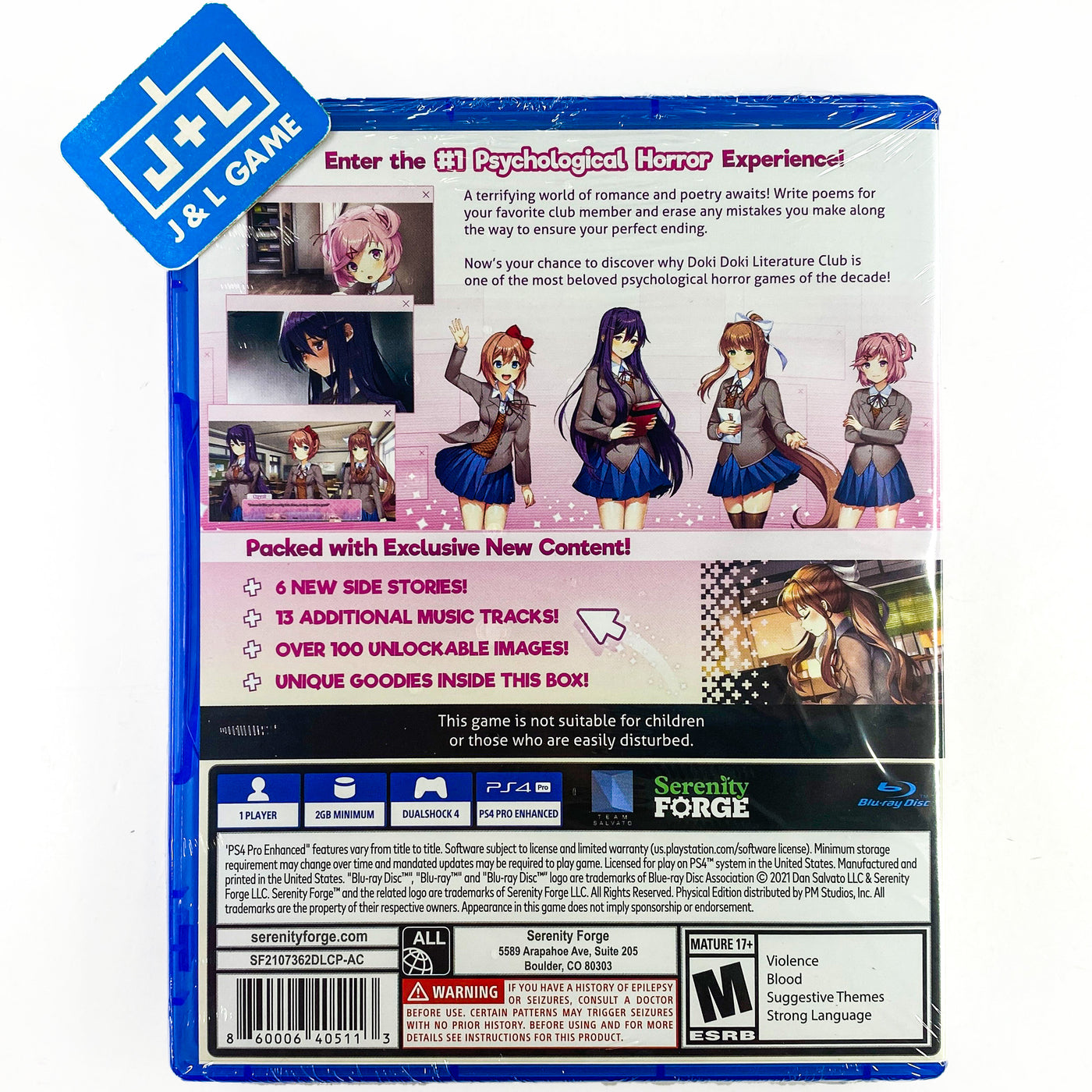Doki Doki Literature Club Plus! Premium Physical Edition – (PS4) PlayS