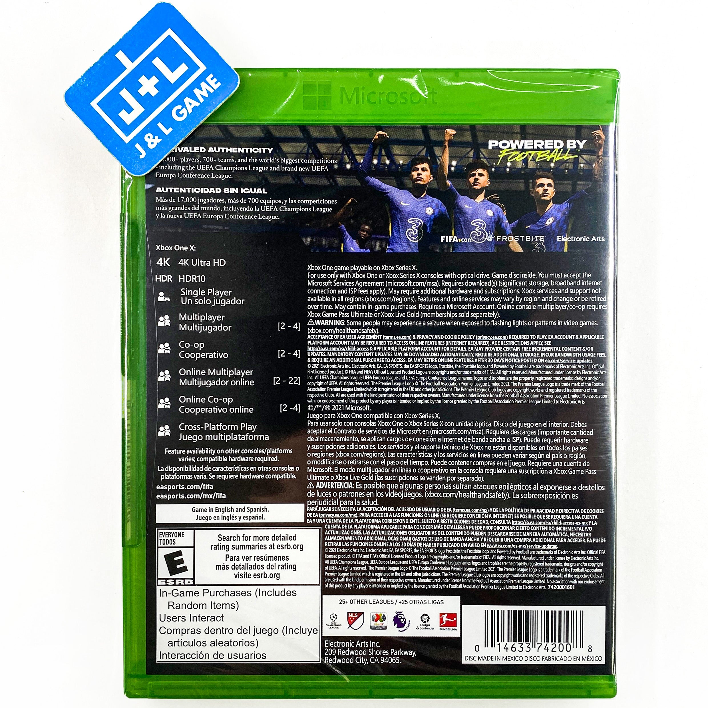 FIFA 22 - (XB1) Xbox One | J&L Game