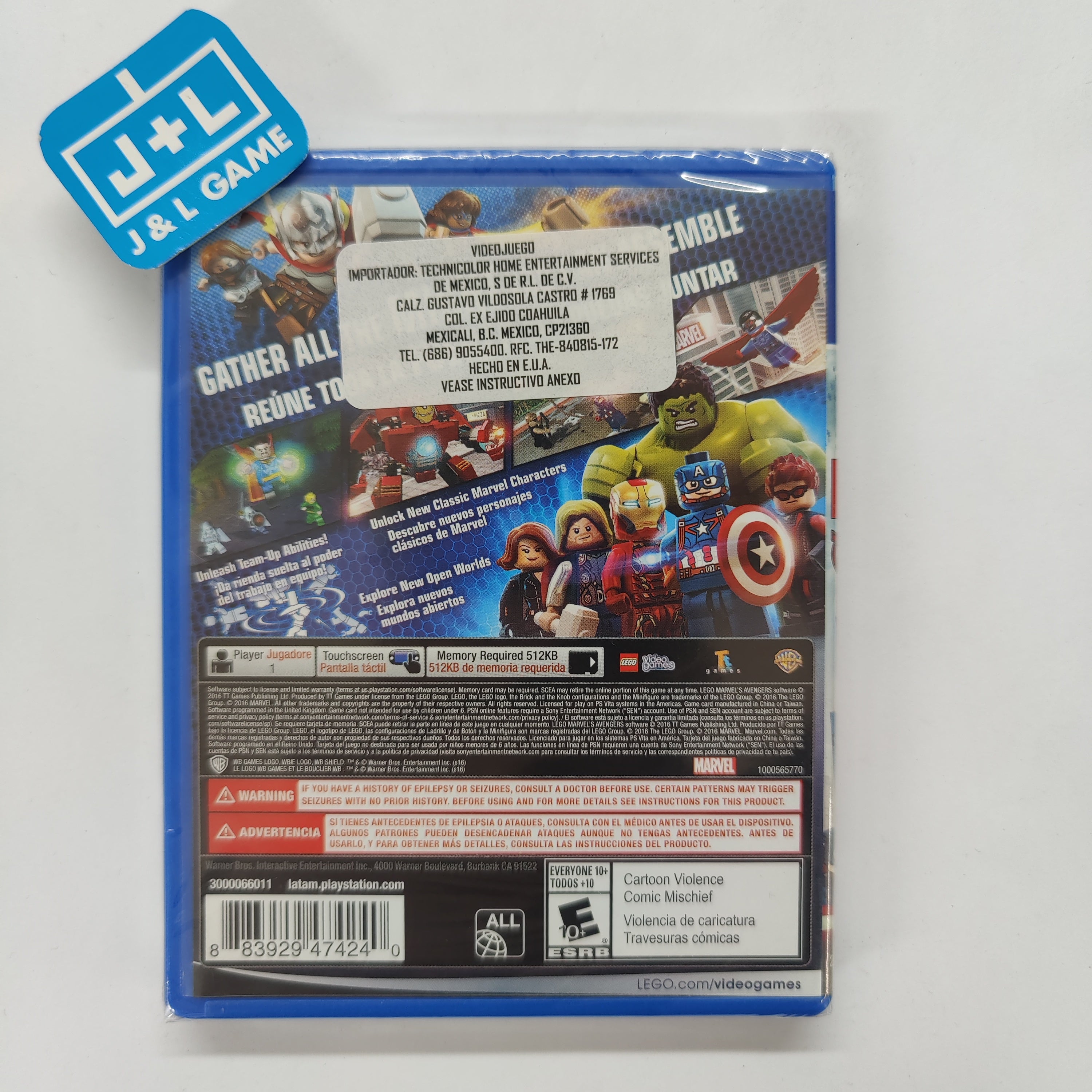 Lego marvel discount avengers ps vita