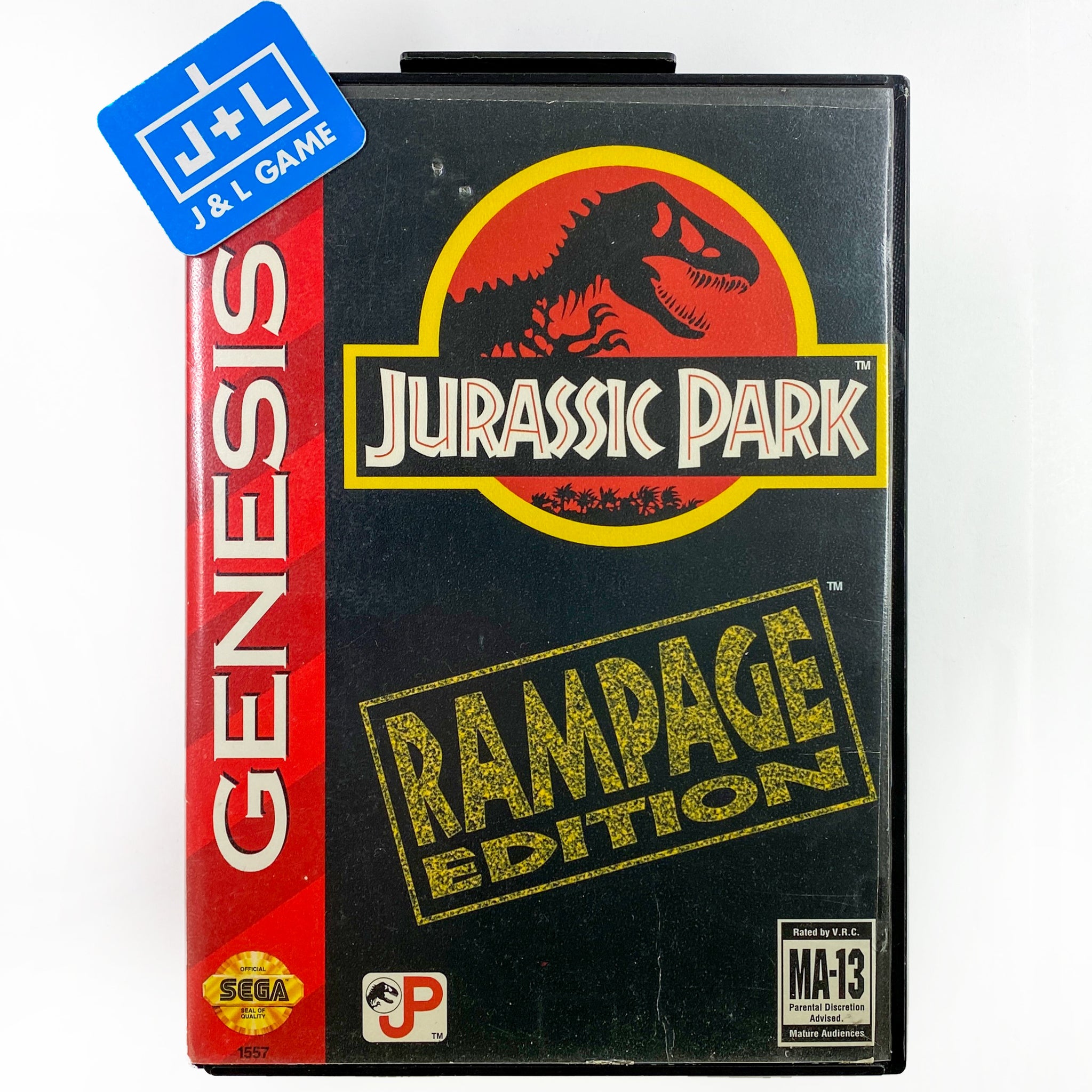 Jurassic Park Rampage Edition Sega Genesis Pre Owned Jandl Video Games New York City 2837