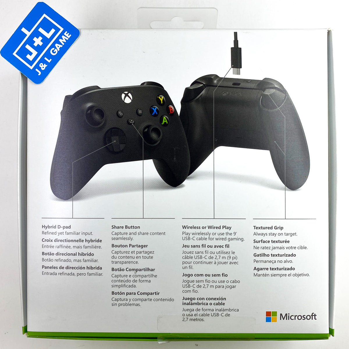 Microsoft Xbox Series X Wireless Controller + USB-C Cable - (XSX) Xbox ...