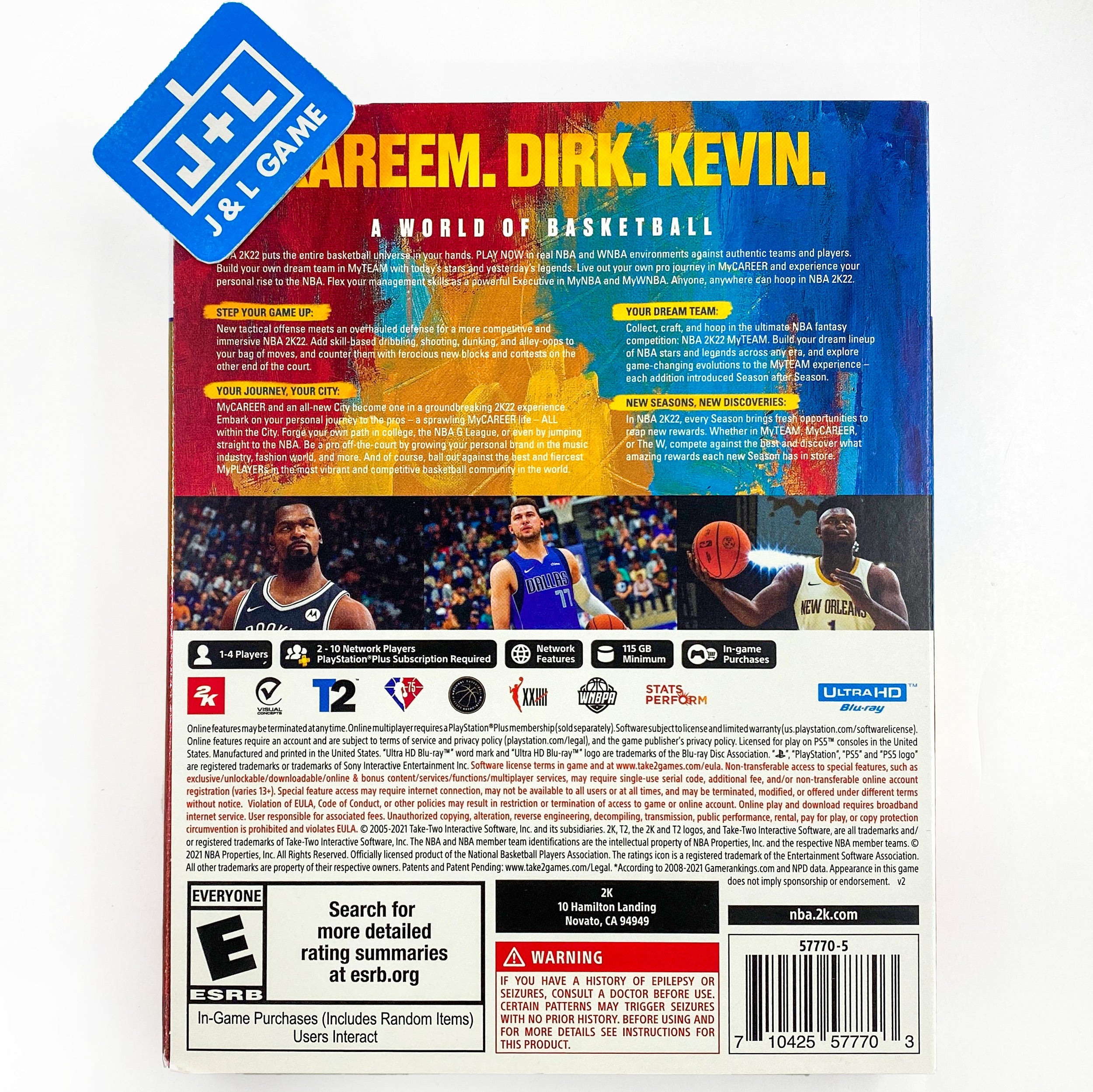 NBA 2K22 hot For Playstation 5