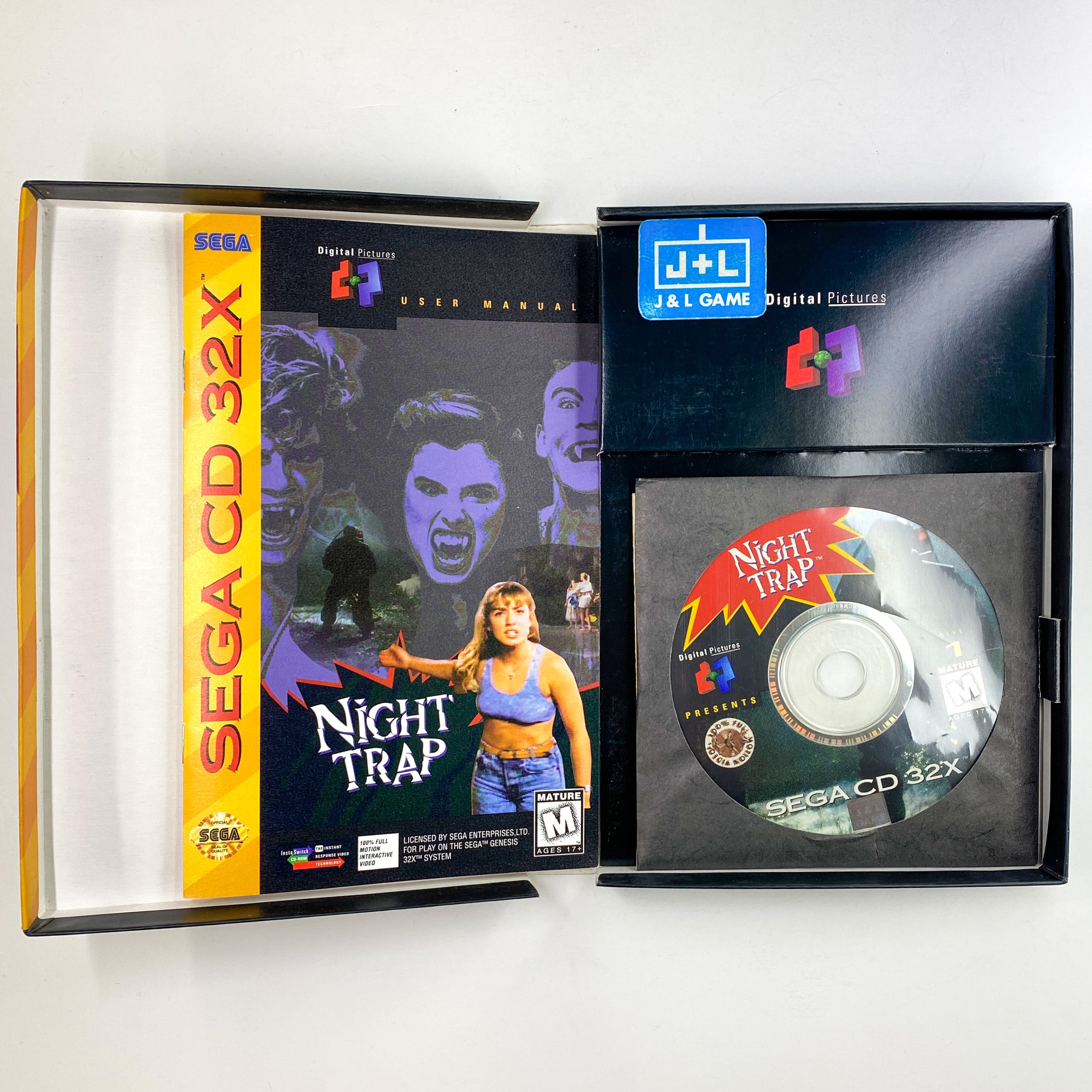 Night Trap selling for Sega 32X CIB