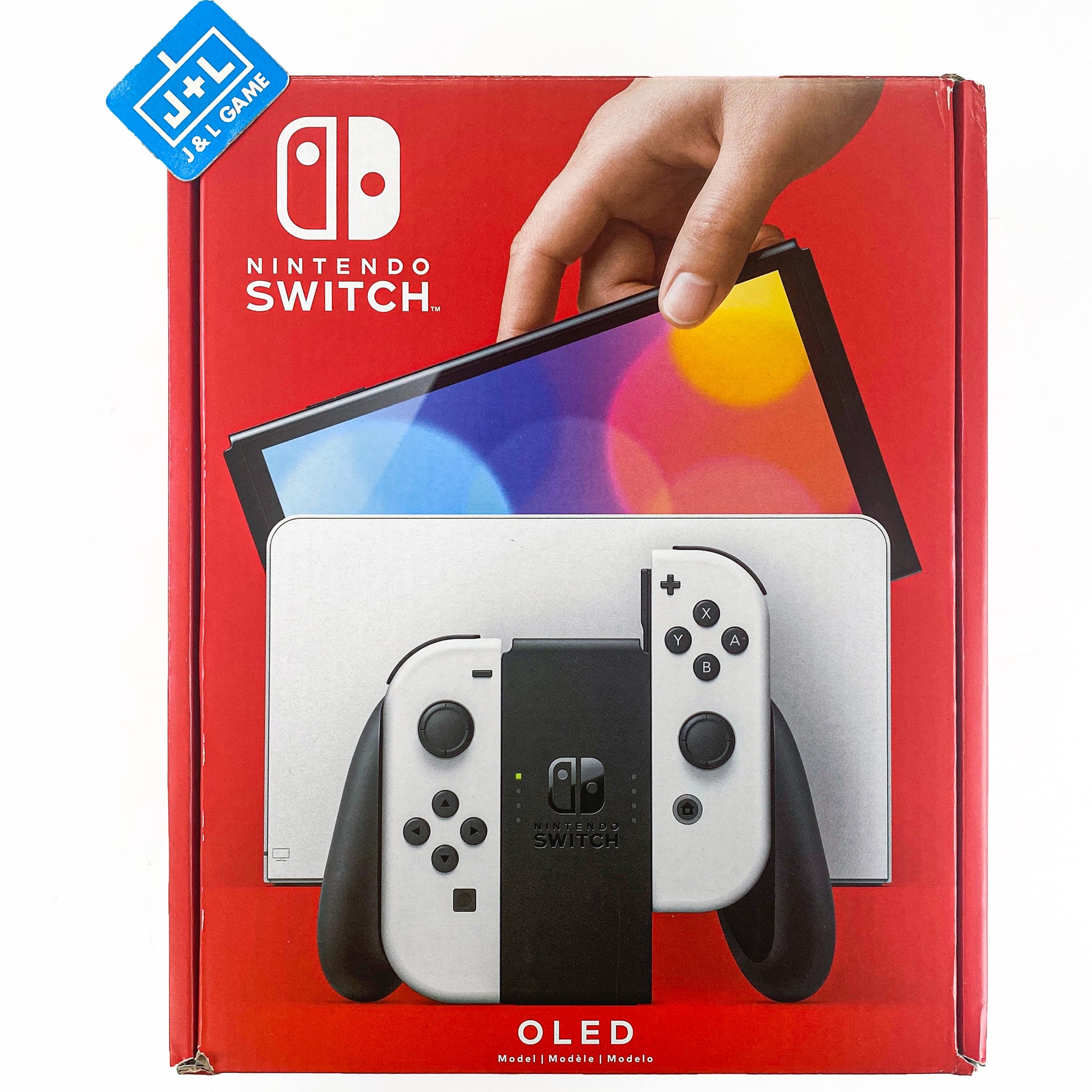 Nintendo Switch – OLED (Sw Oled) Model w/ White Joy-Con Bundle