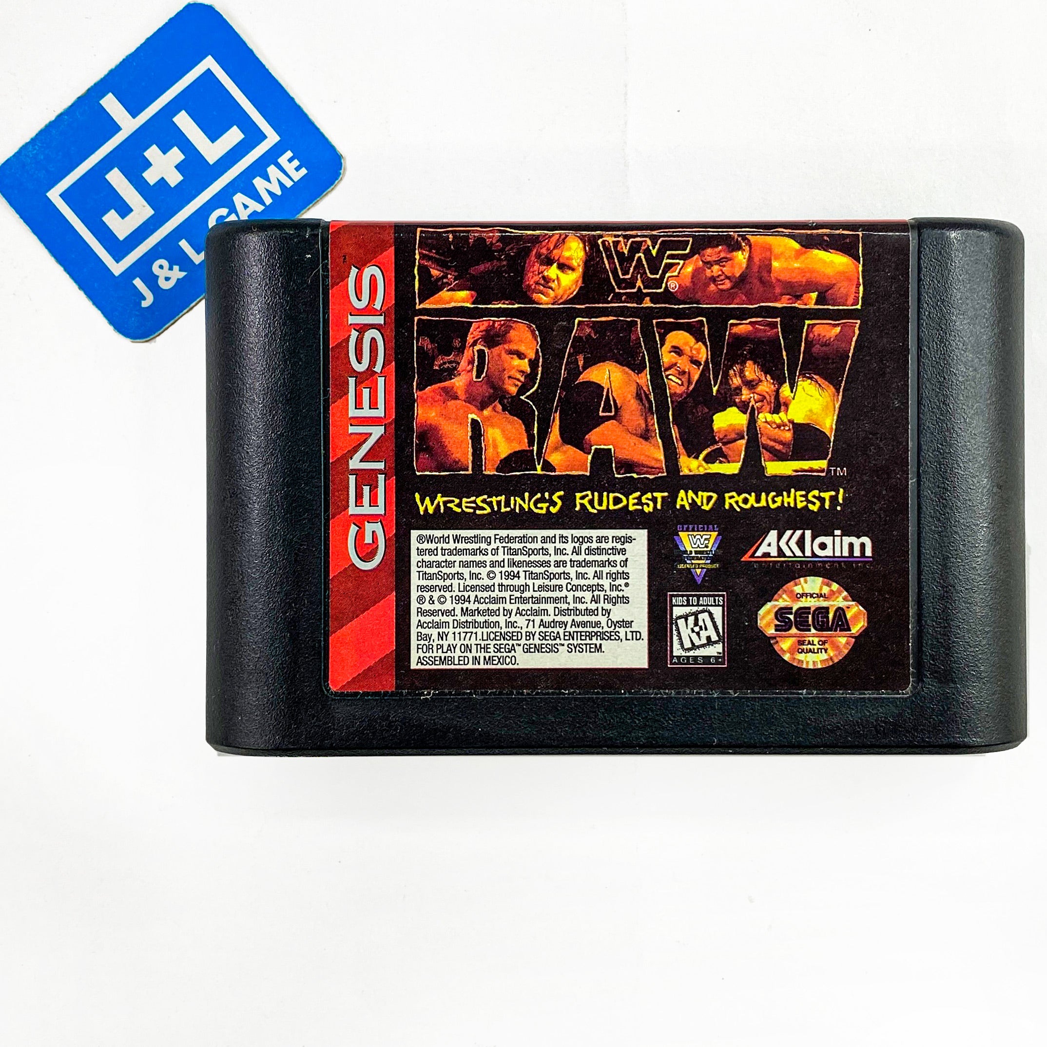 WWF Raw - (SG) SEGA Genesis [Pre-Owned]