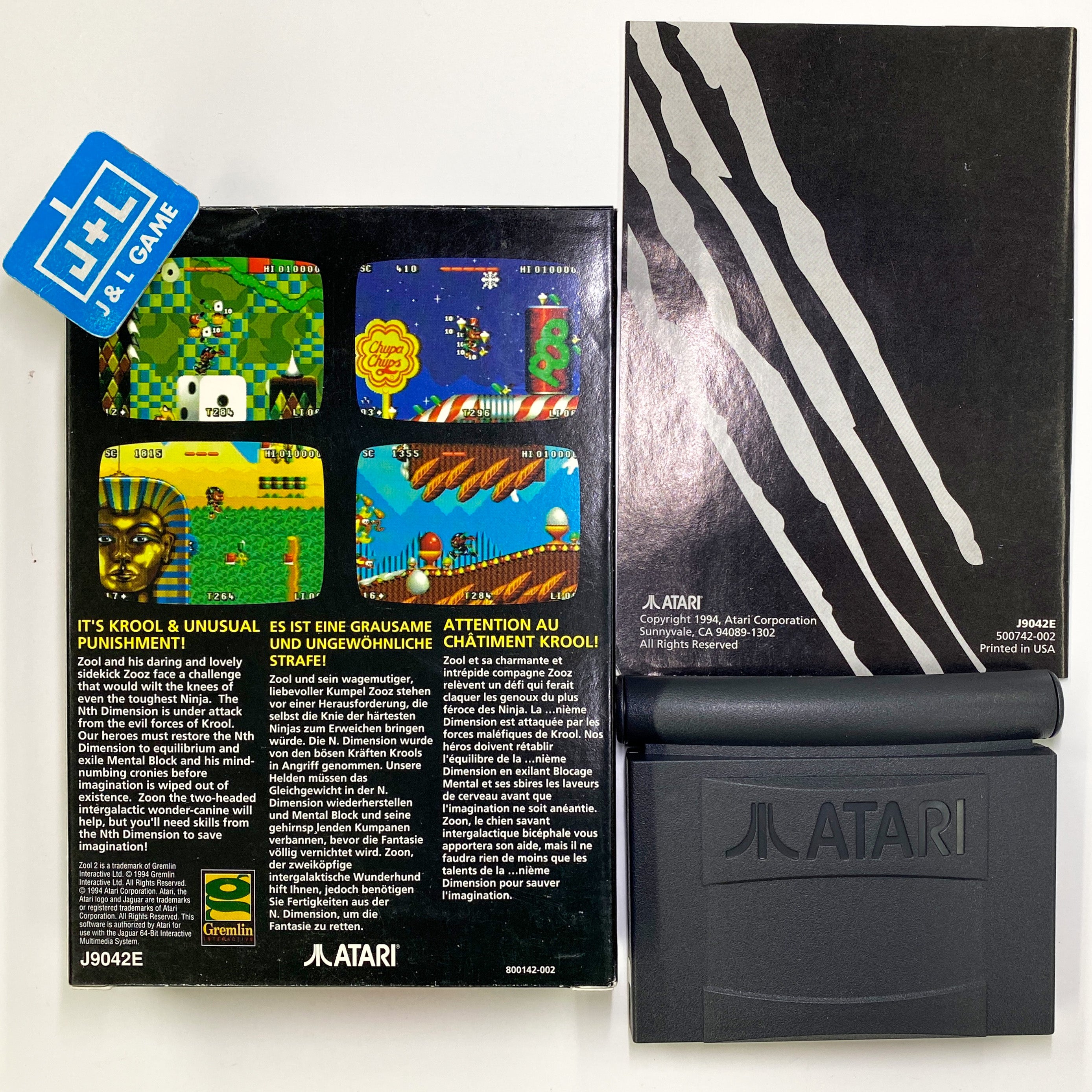 Zool 2 for Atari offers Jaguar