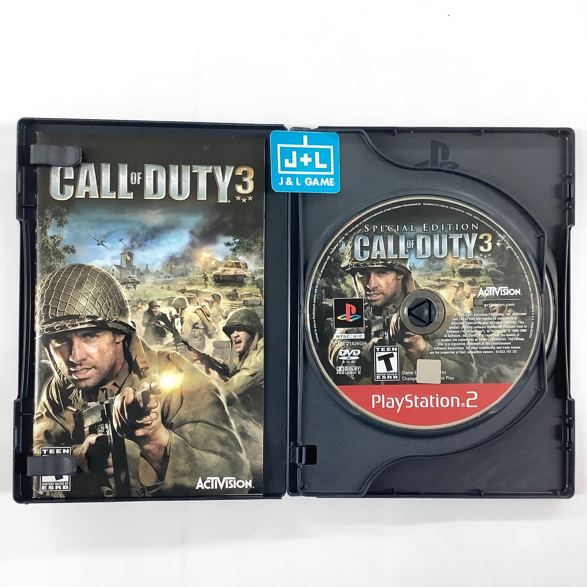 Call of Duty 3: Special Edition (Greatest Hits) - (PS2) PlayStation 2 ...