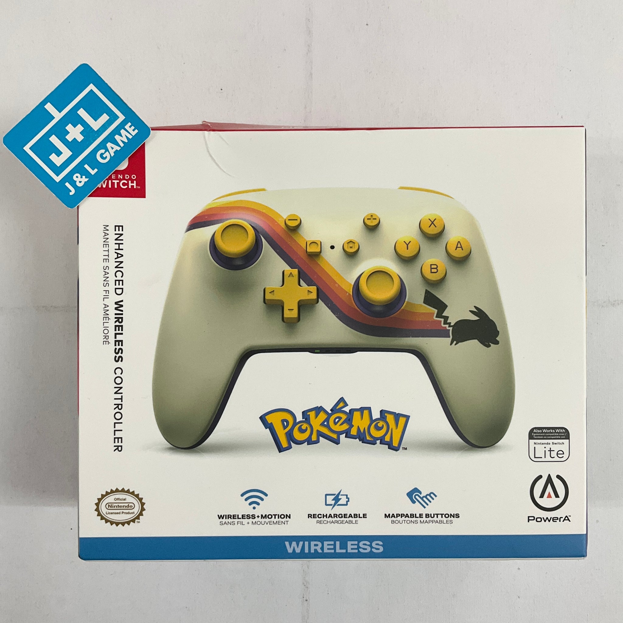  PowerA Pokemon Wireless GameCube Style Controller for Nintendo  Switch - Pikachu : Video Games