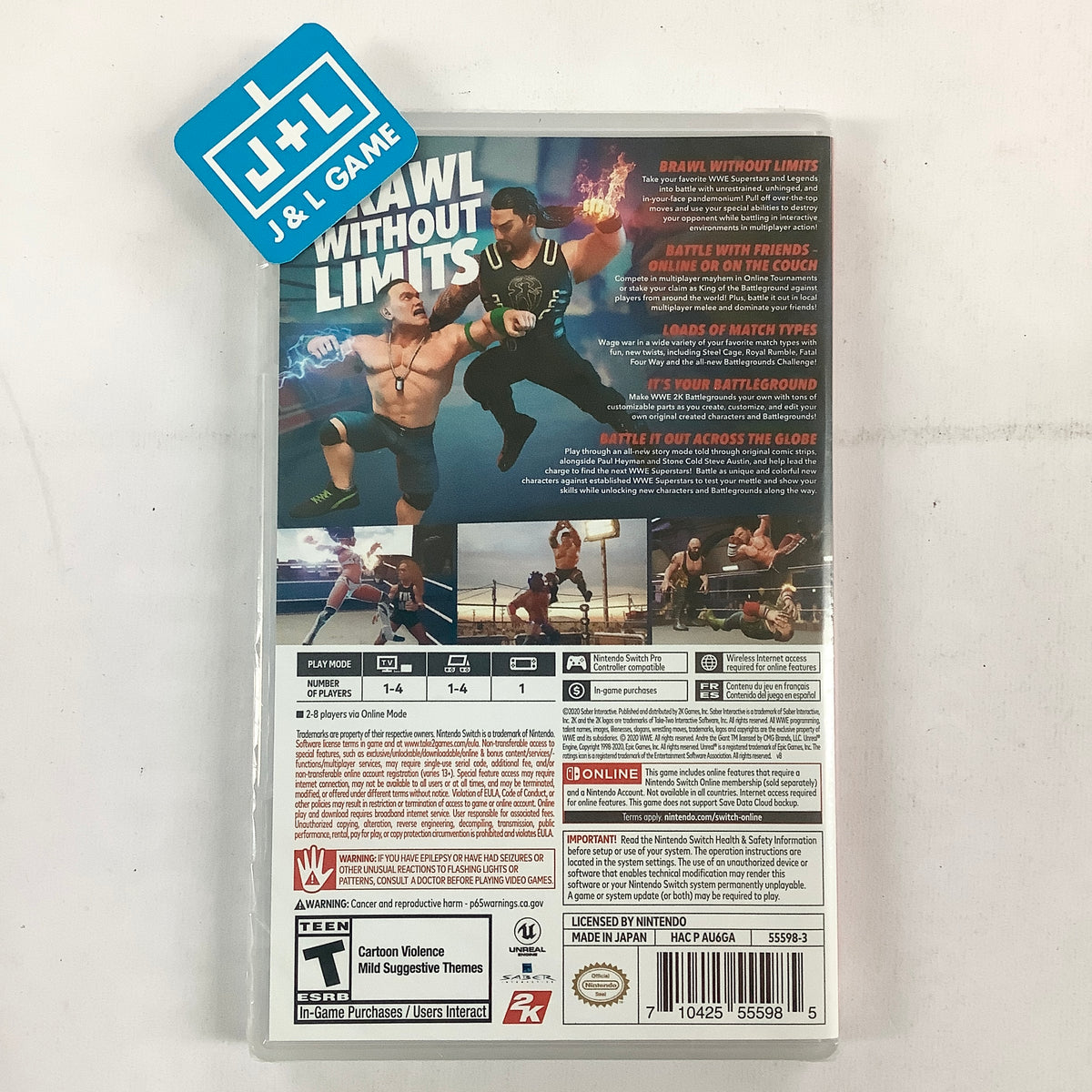 WWE 2K Battlegrounds - (NSW) Nintendo Switch | J&L Game