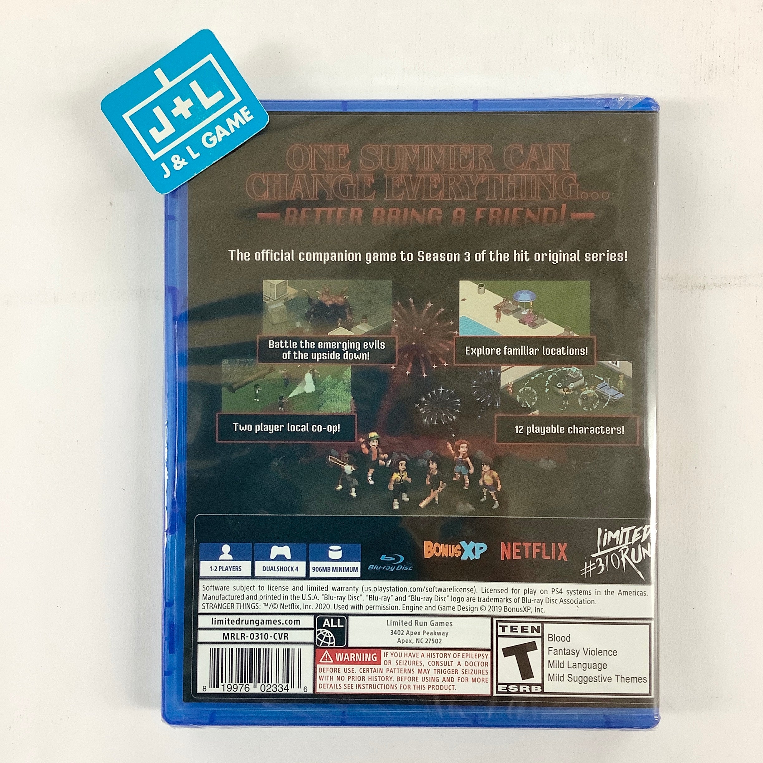 Stranger Things 3 The Game (PlayStation retailer 4 PS4) Collector's Limited Run #310