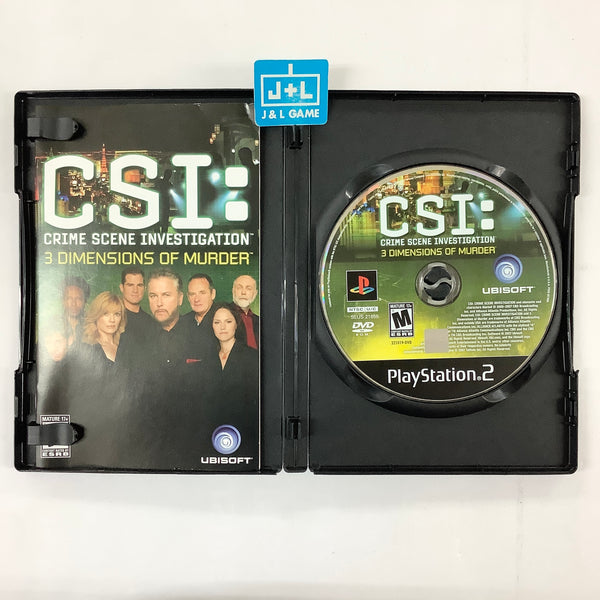 CSI: Crime Scene Investigation: 3 Dimensions of Murder - (PS2) PlaySta ...