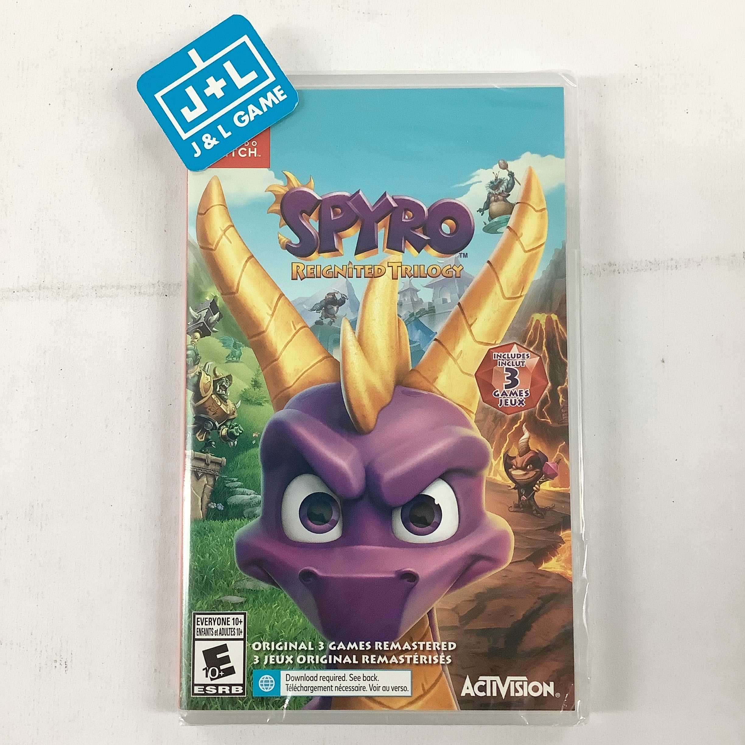 Spyro Reignited Trilogy - (NSW) Nintendo Switch Video Games Activision   