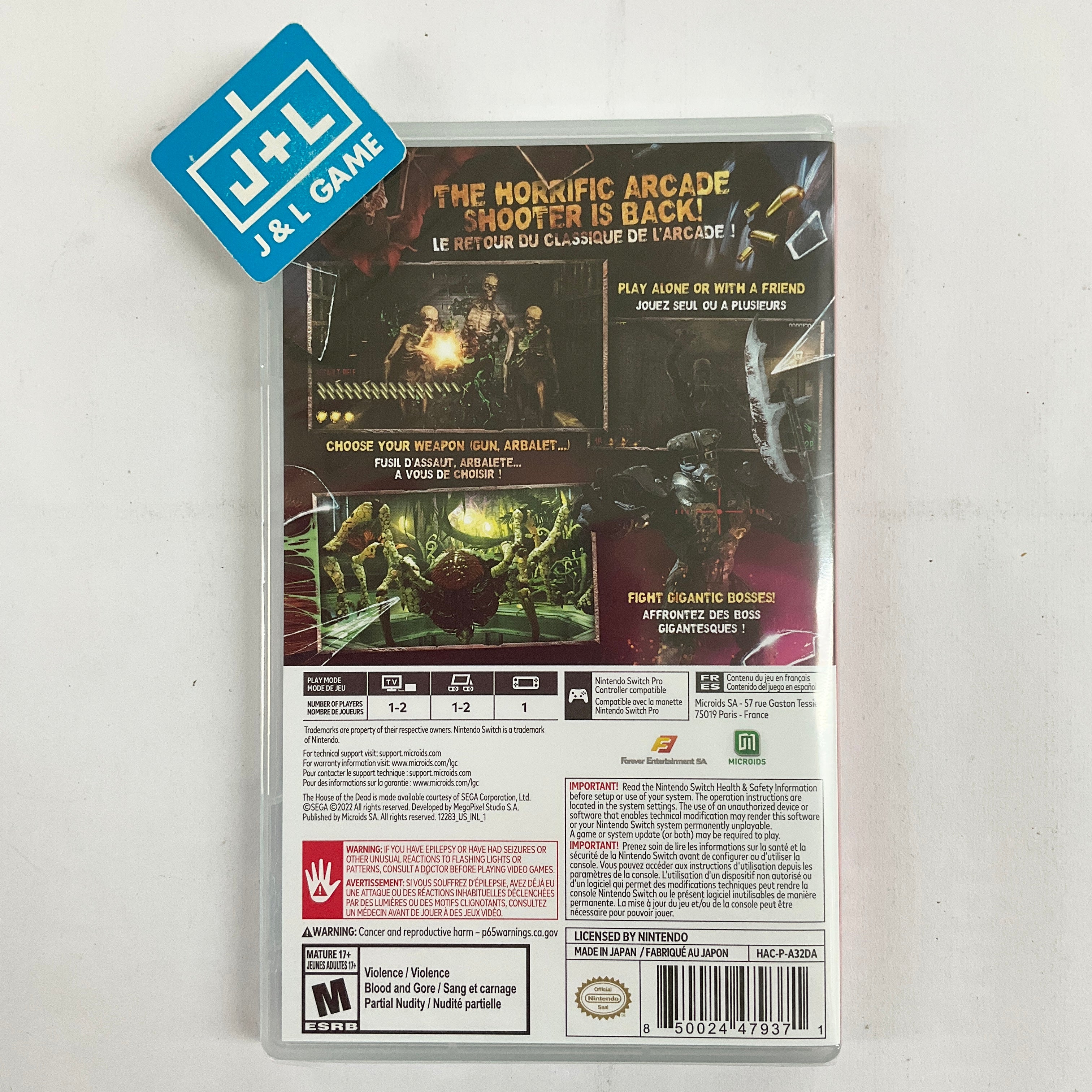 The House of the Dead: Remake - (NSW) Nintendo Switch | J&L Game