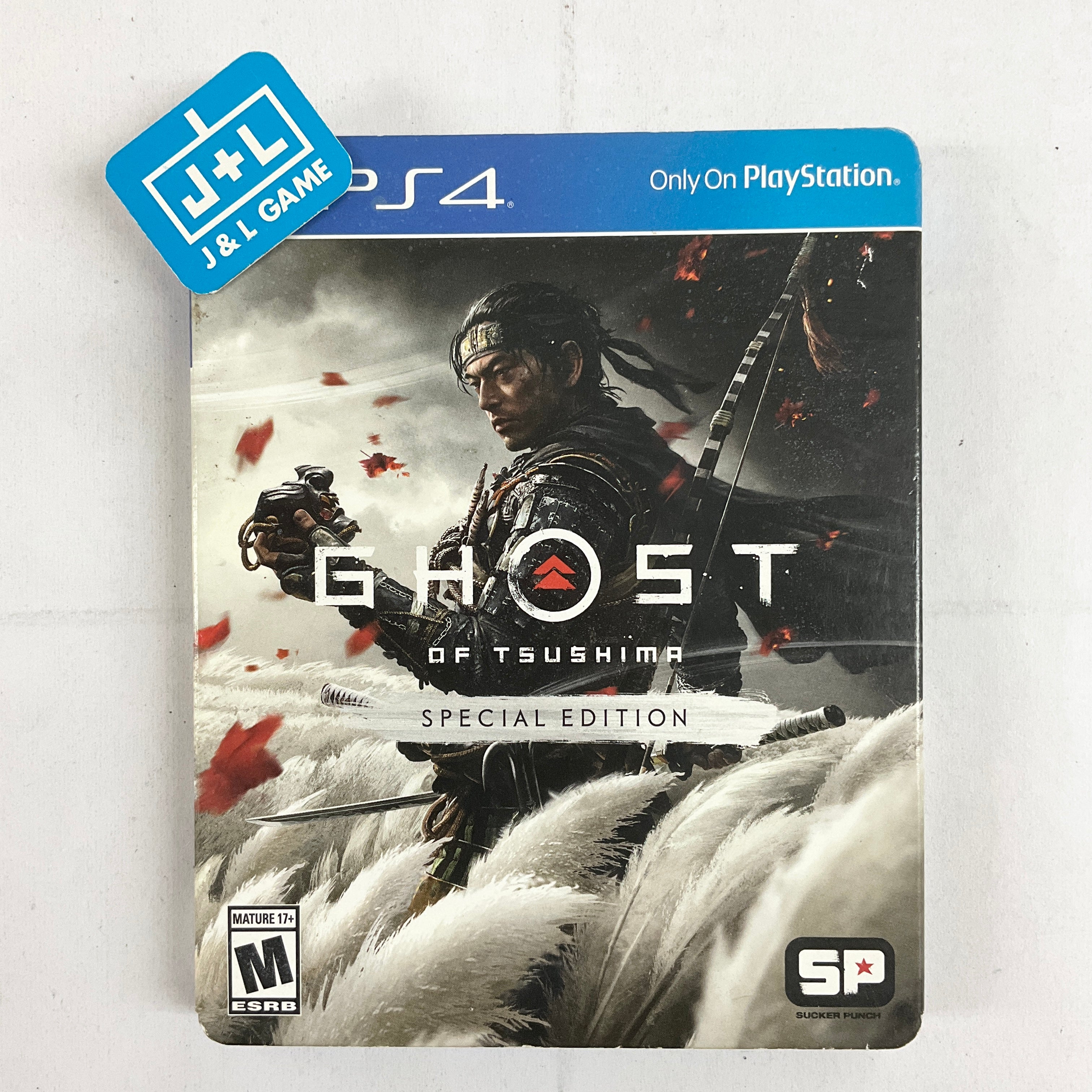 Ghost of Tsushima Special Edition For 2024 Playstation 4 Steelbook PS4