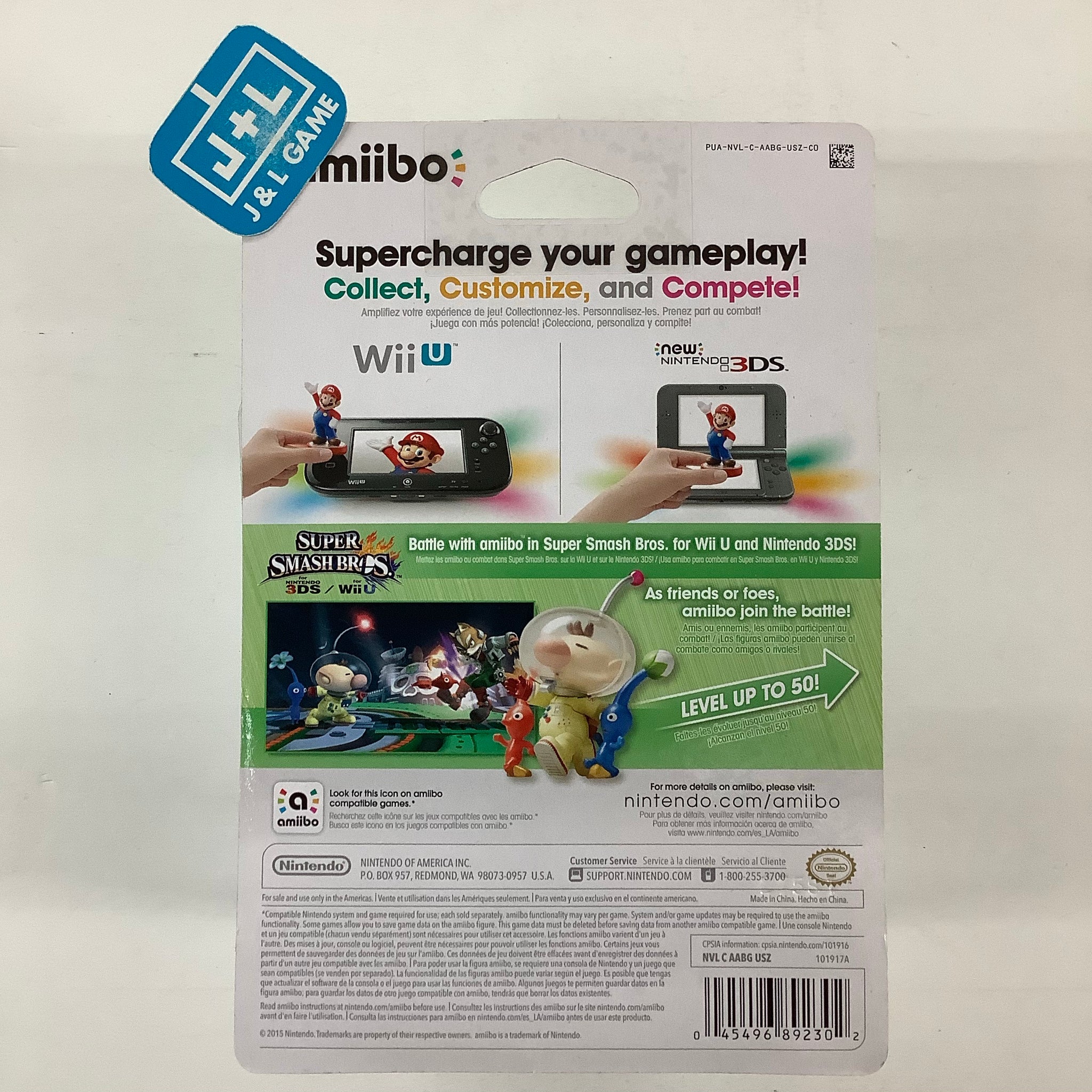 Olimar (Super Smash Bros. series) - Nintendo WiiU Amiibo – J&L Video ...