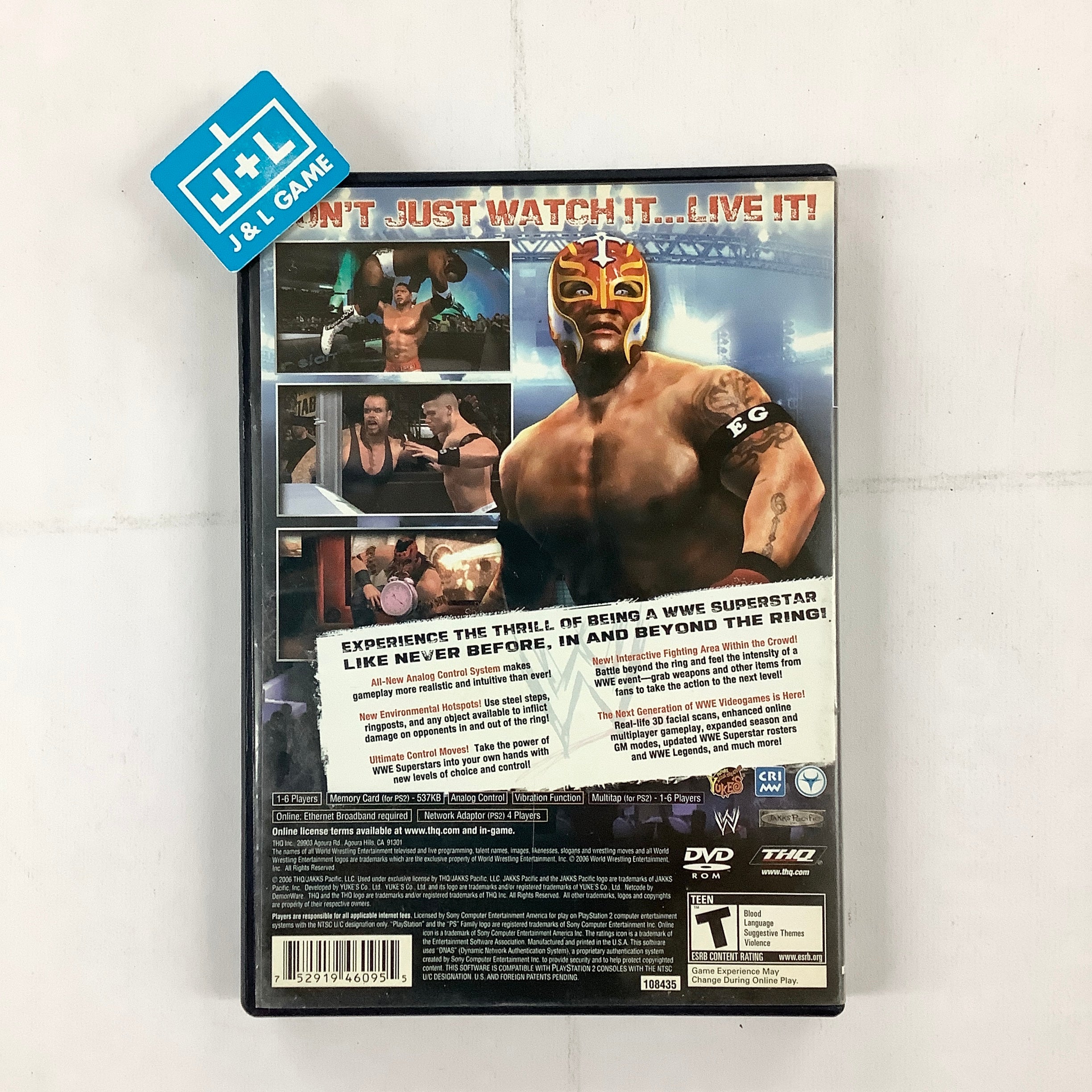 WWE SmackDown vs. Raw 2007 - (PS2) PlayStation 2 [Pre-Owned] Video Games THQ   