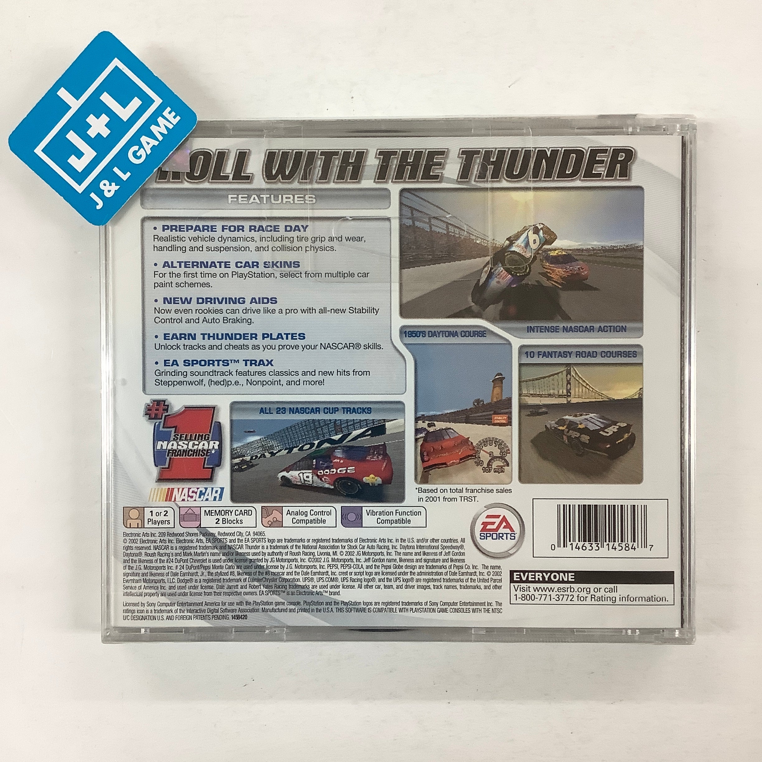 NASCAR Thunder 2003 - (PS1) PlayStation 1 Video Games Electronic Arts   