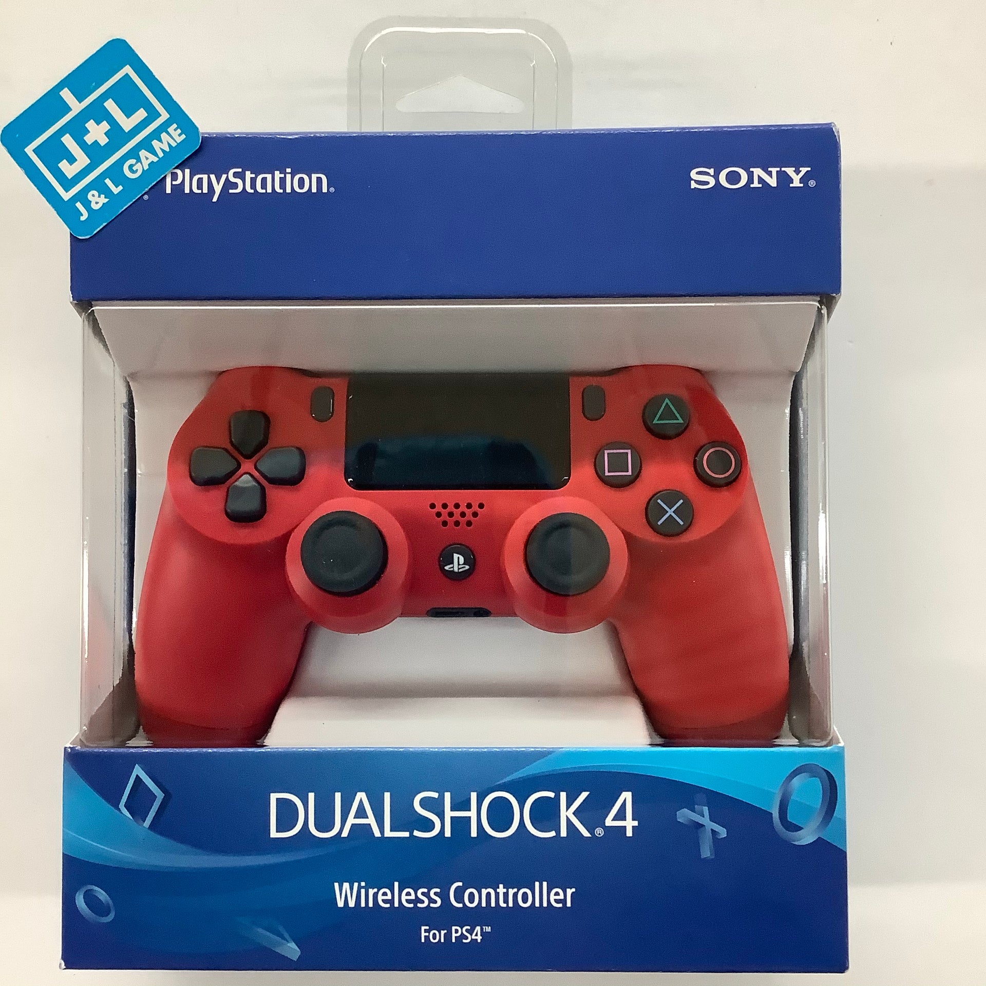 DualShock 4 Wireless Controller for Sony PlayStation 4 Magma (red