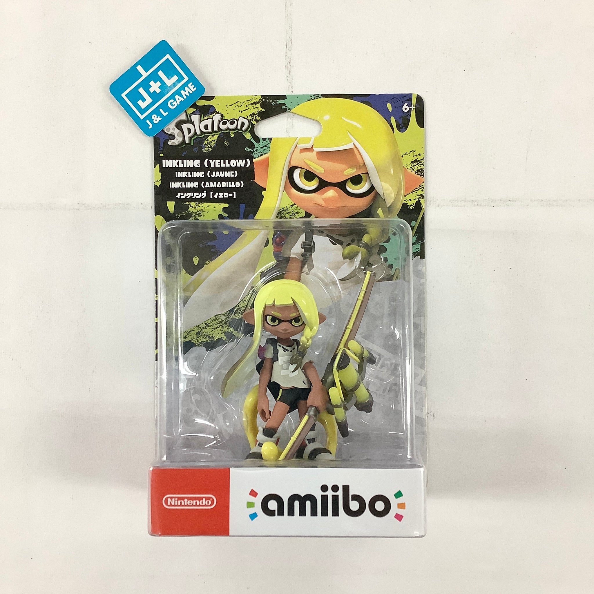 Inkling Girl Yellow Splatoon Series Nintendo Switch Amiibo Jandl Game