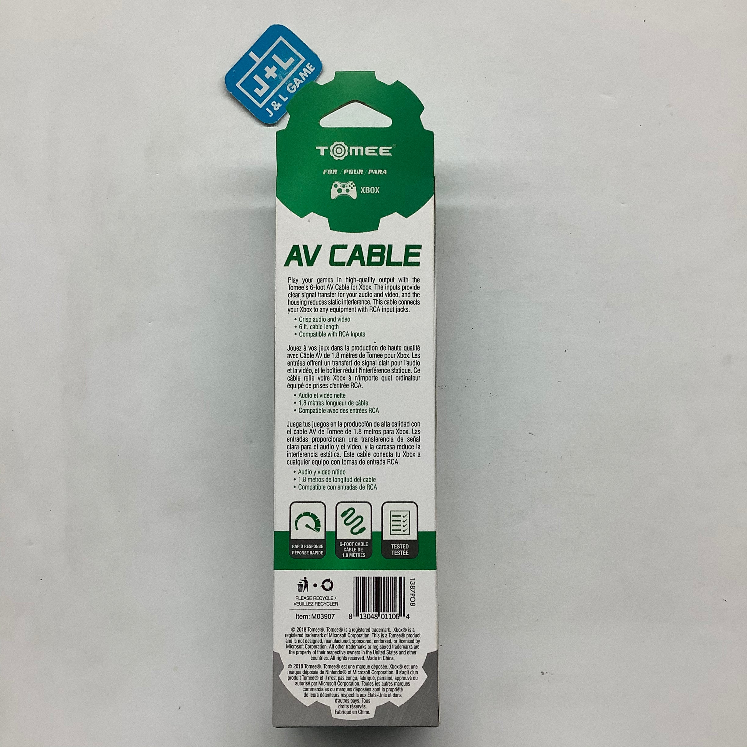 Tomee AV Cable - (XB) Xbox Accessories Tomee   