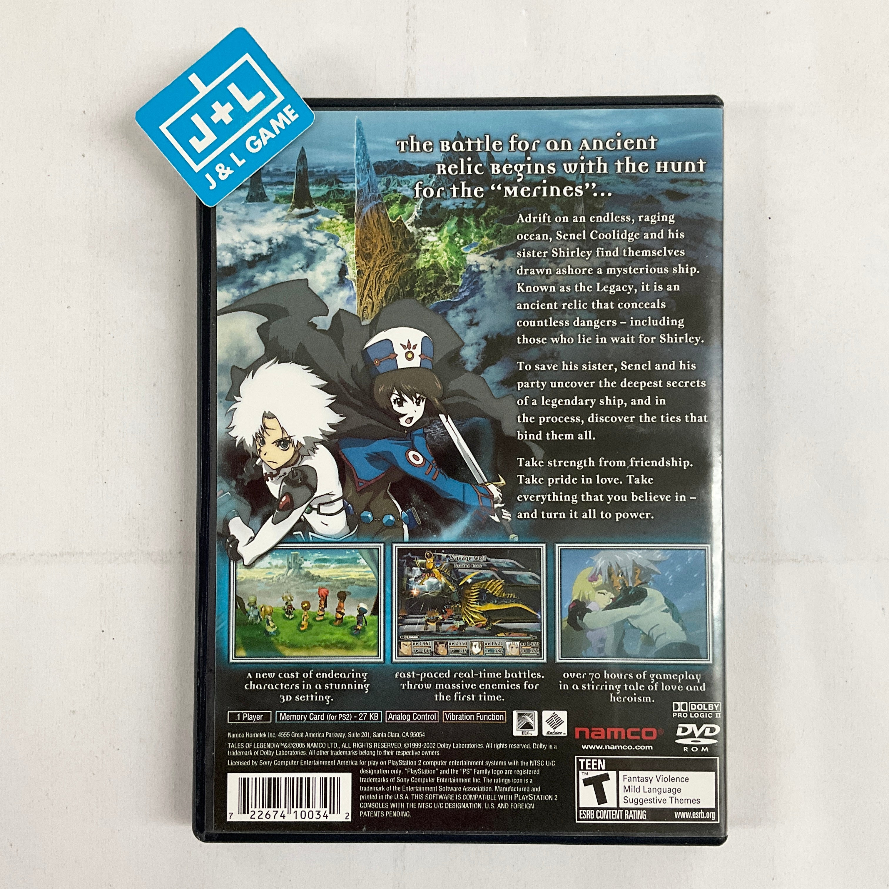 Tales shops of Legendia For Playstation 2