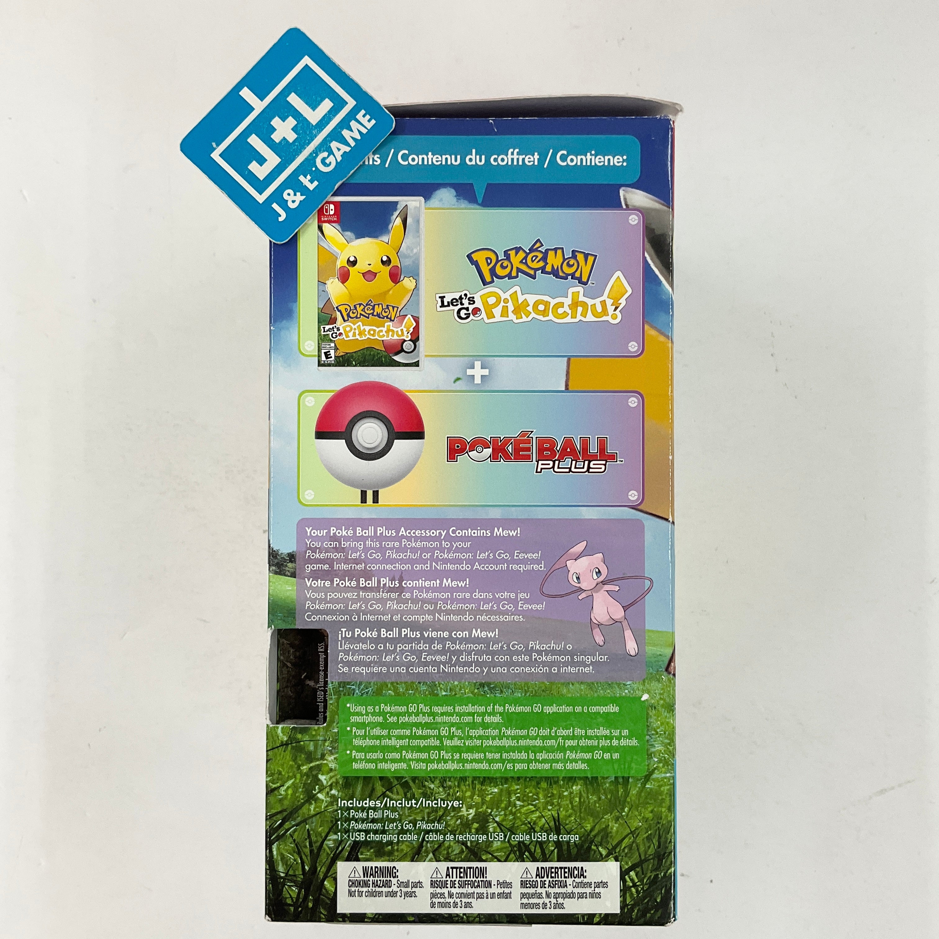 Pokémon: Let’s Go, Pikachu! + Poké Ball Plus Pack - (NSW) Nintendo Switch Video Games Nintendo   