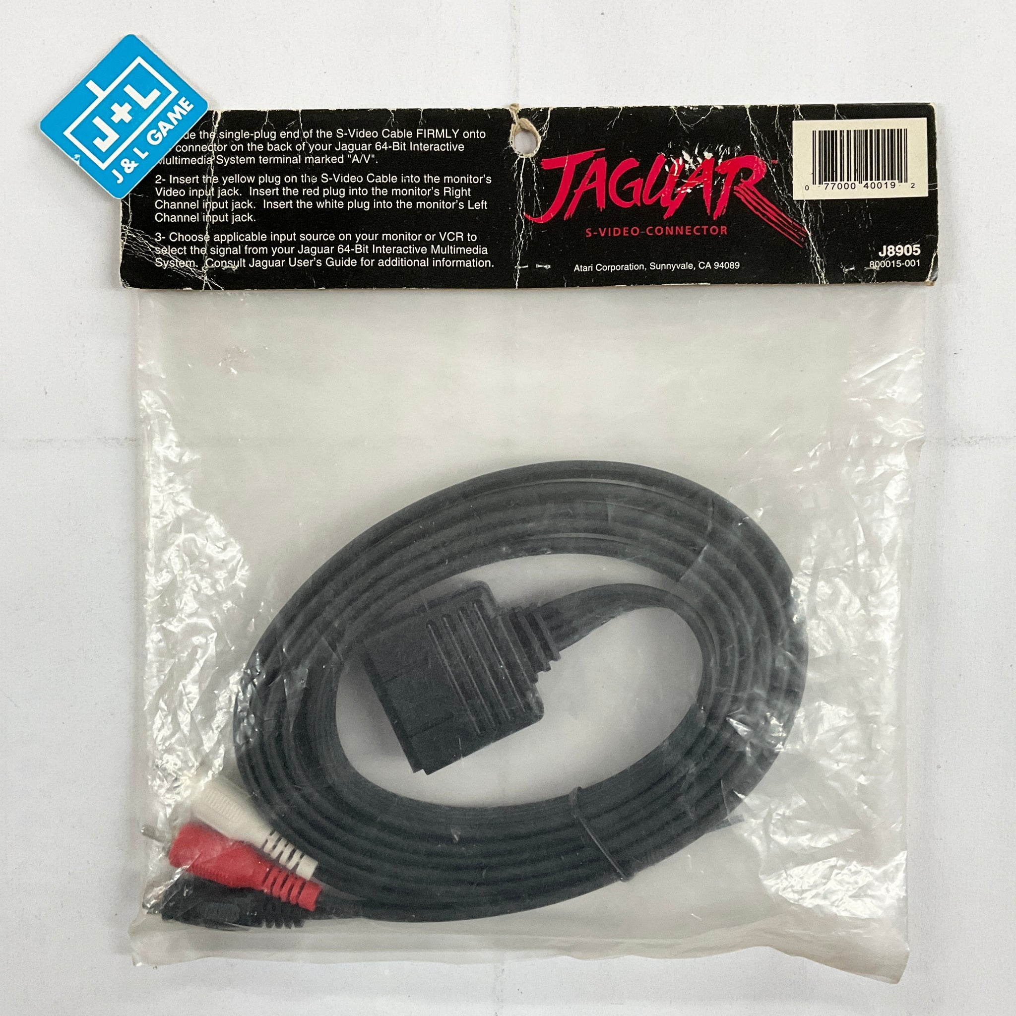 Atari Jaguar S-Video Connector – J&L Video Games New York City