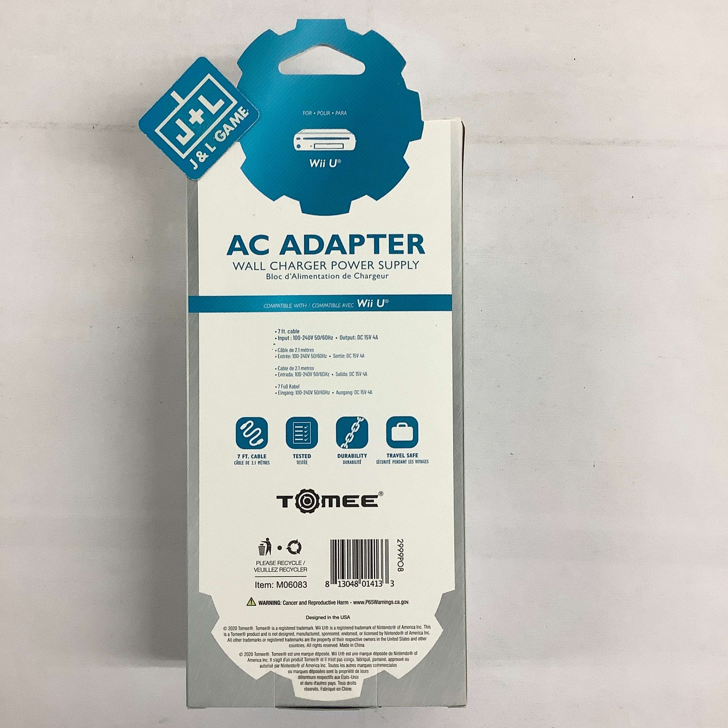 Tomee AC Adapter - Nintendo Wii U Accessories Tomee   