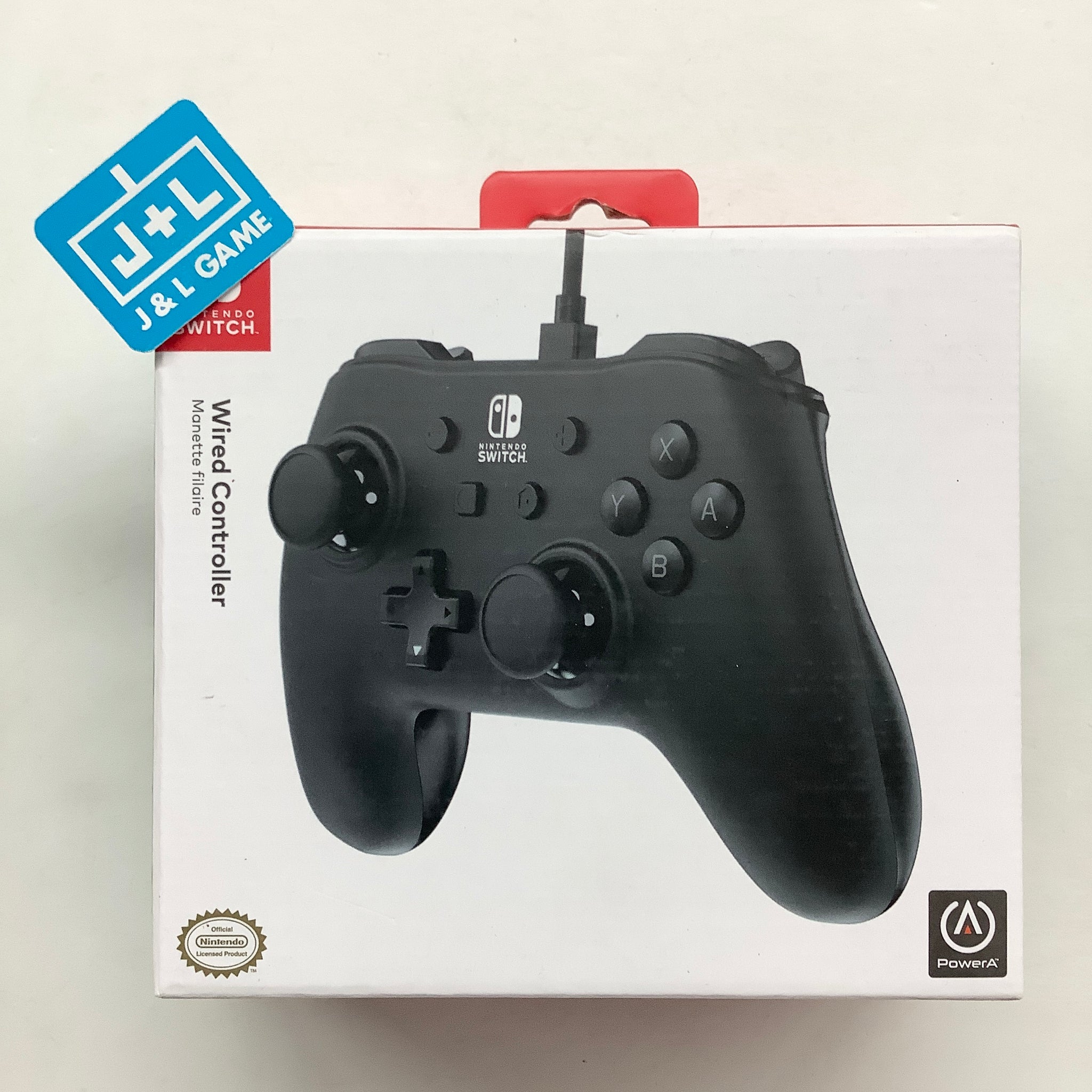 PowerA Wired Controller for Nintendo Switch - Black 