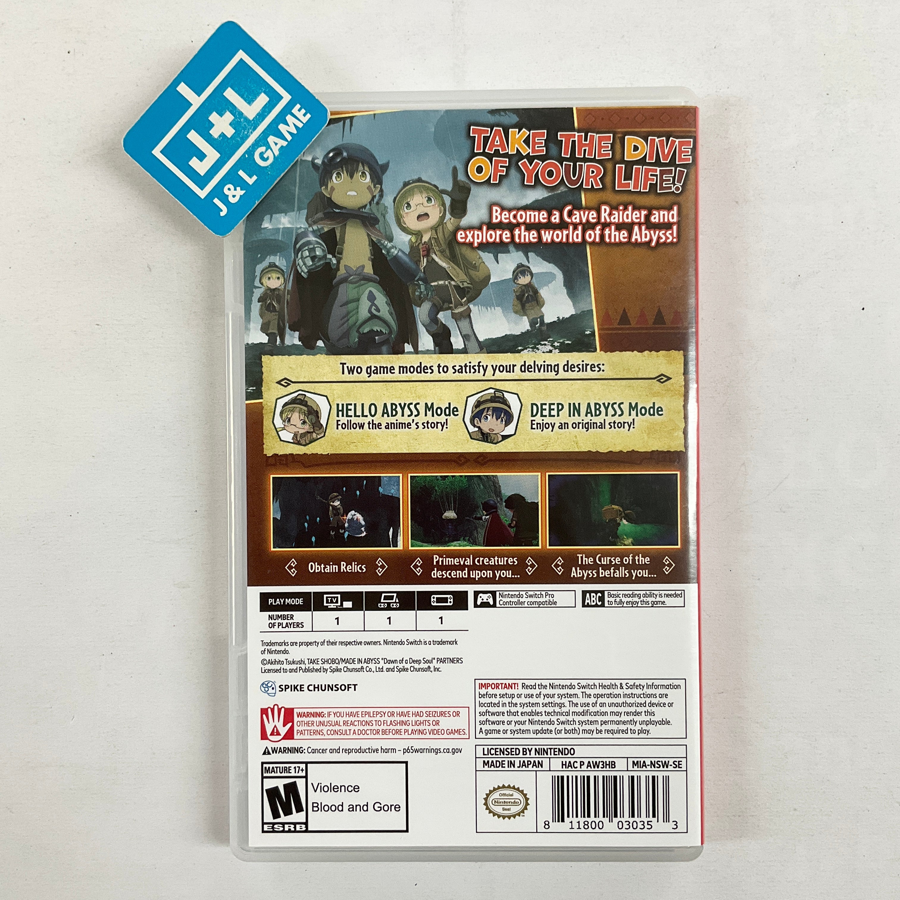 Made In Abyss Binary Star Falling Into Darkness for Nintendo Switch shops