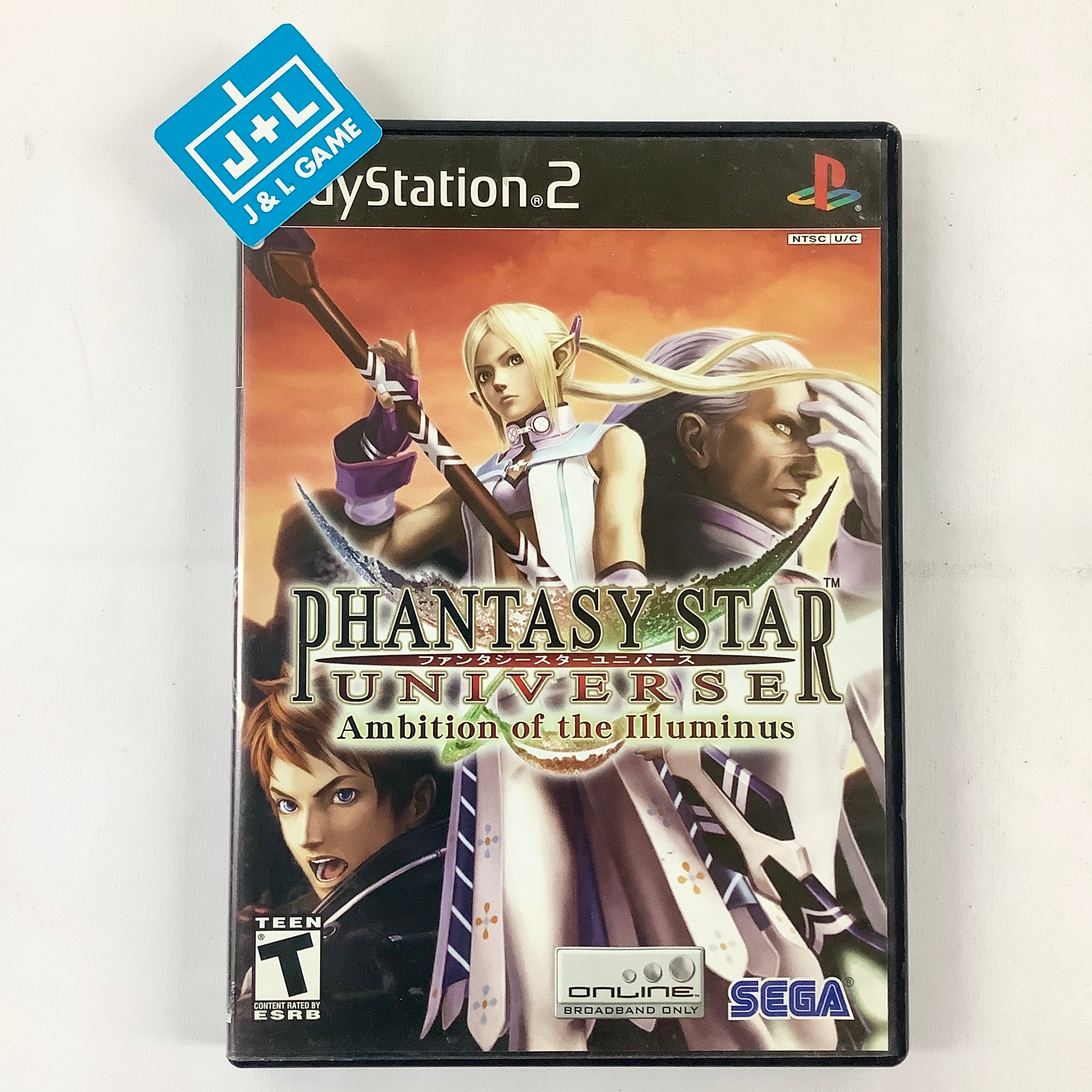 Phantasy Star Universe: Ambition of the Illuminus - (PS2) PlayStation 2  [Pre-Owned]