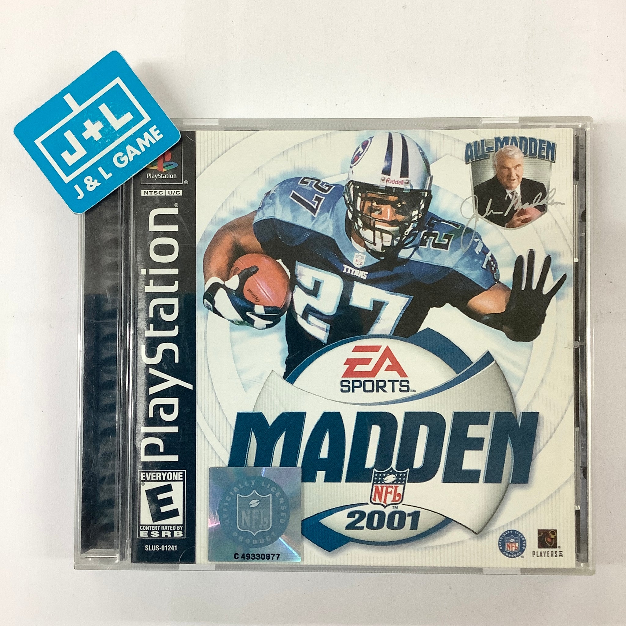 Madden NFL 2001 - (PS1) PlayStation 1 [Pre-Owned] – J&L Video Games New  York City