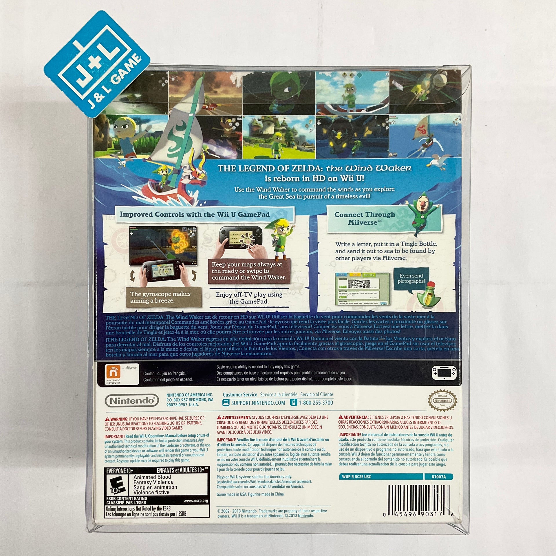 The Legend of Zelda The Wind Waker HD Limited Edition - Nintendo Wii U ...